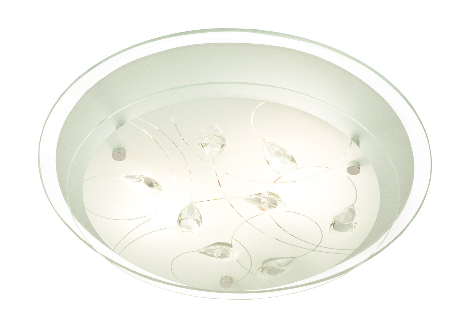 Aneta Lighting DEMI plafond, rund, glas