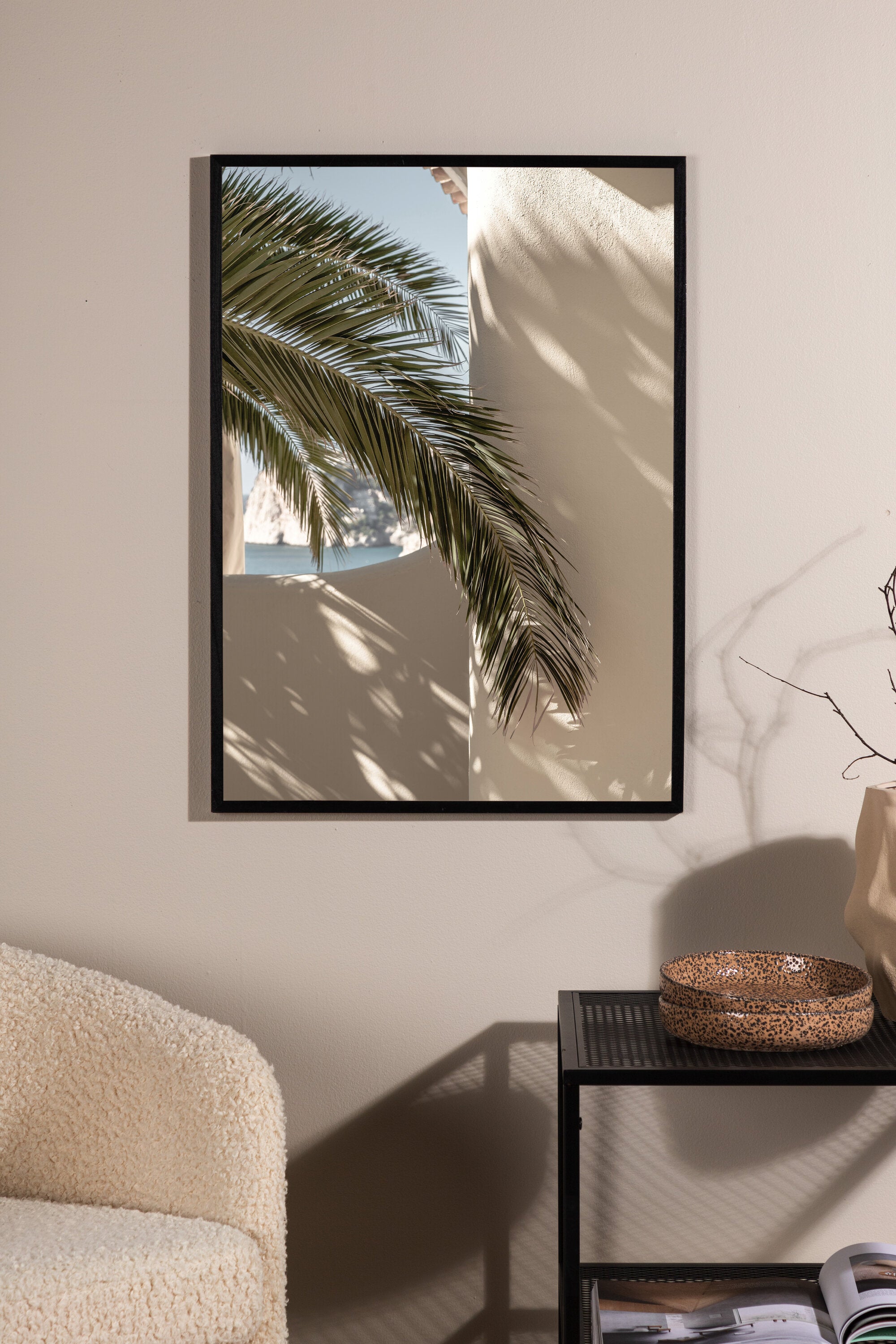 Venture Home Palmleaf Poster Beige 21 x 30 cm