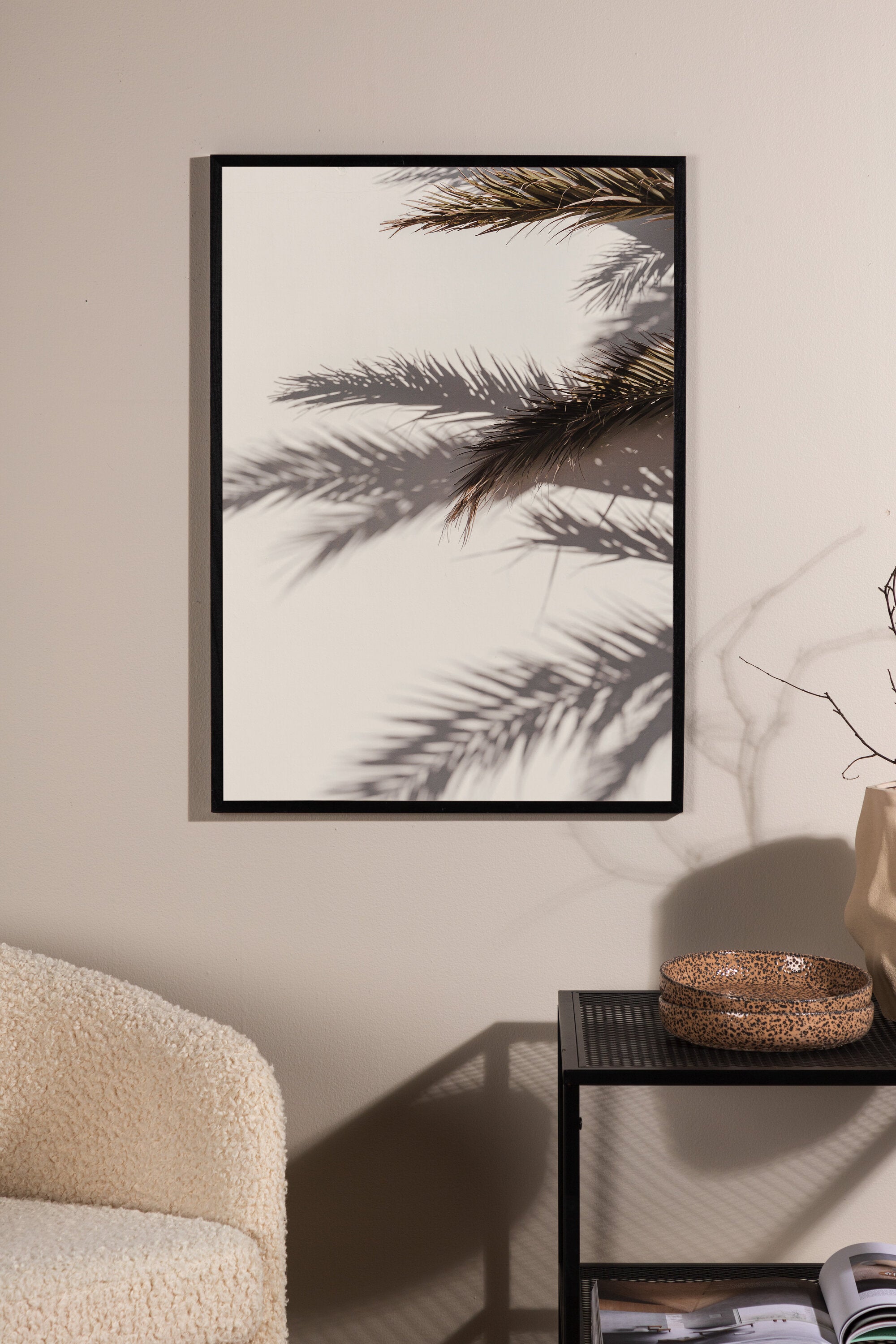 Venture Home Shadow Poster Beige 50 x 70 cm