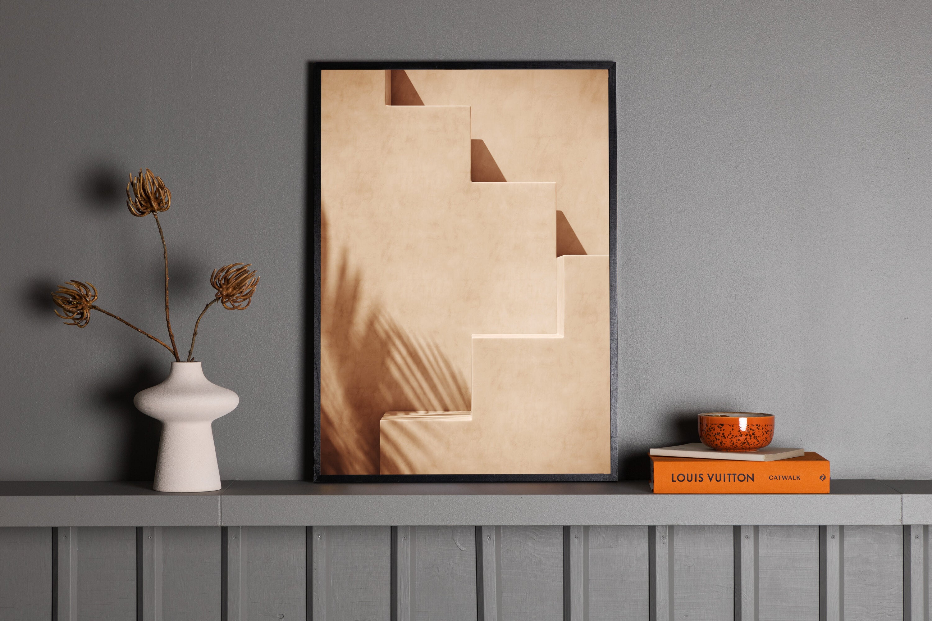 Venture Home Stairs Poster Ljus orange 21 x 30 cm