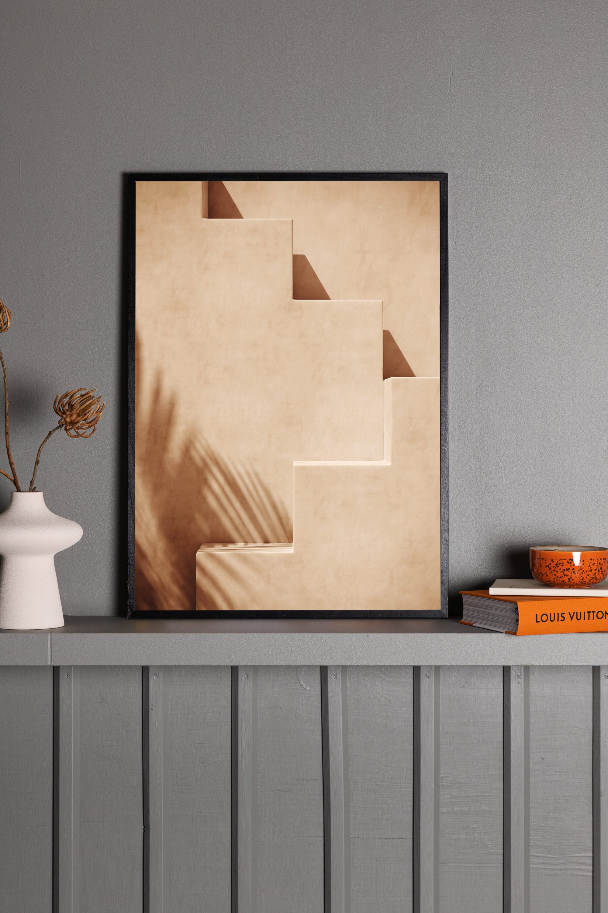 Venture Home Stairs Poster Ljus orange 21 x 30 cm