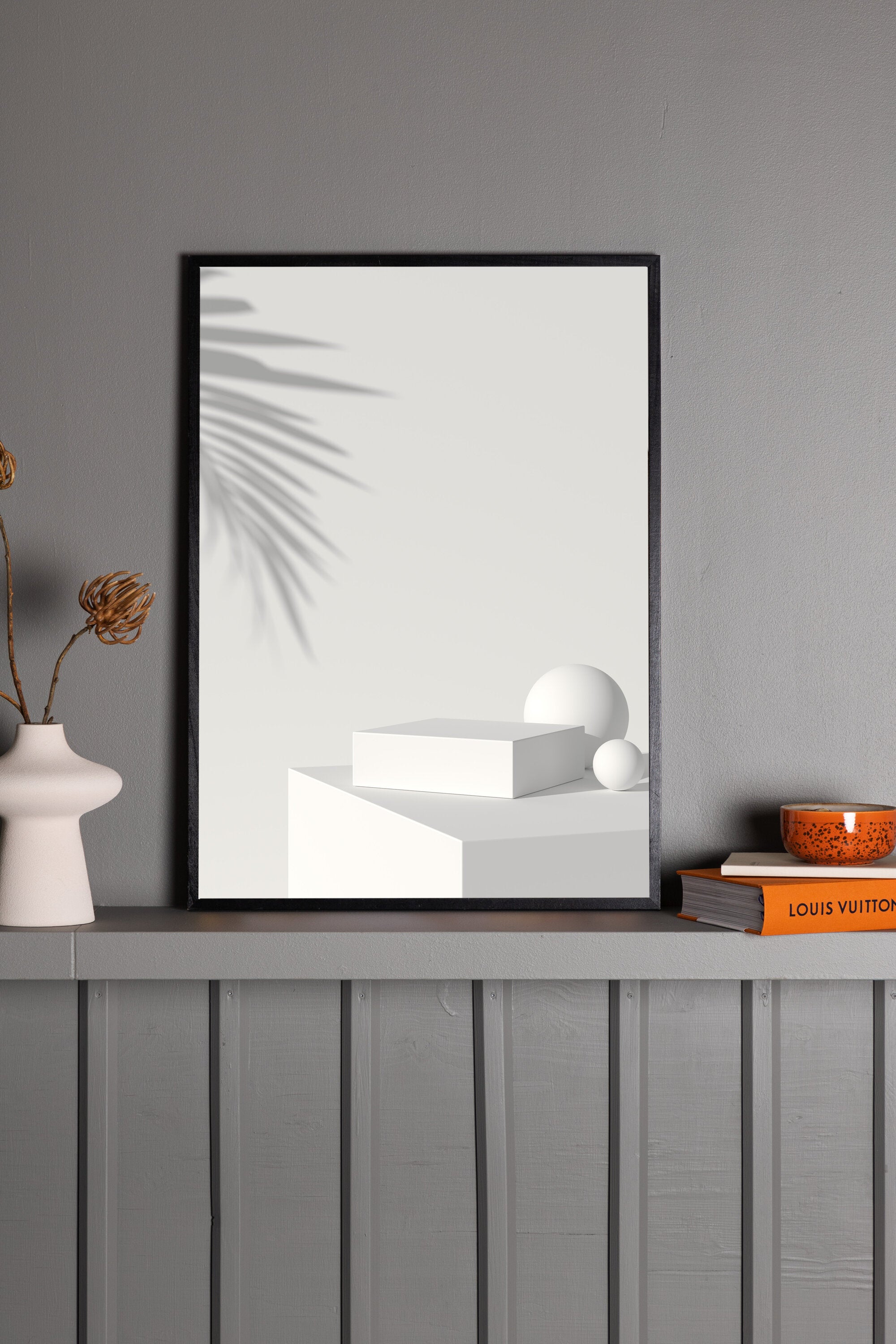 Venture Home White Box Poster Beige 50 x 70 cm