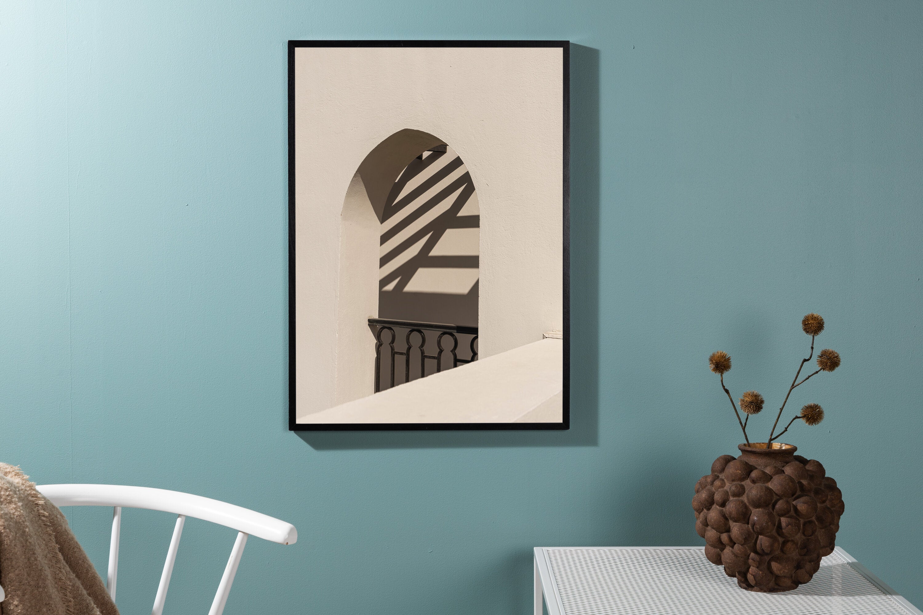 Venture Home Balcony Poster Vit 30 x 40 cm