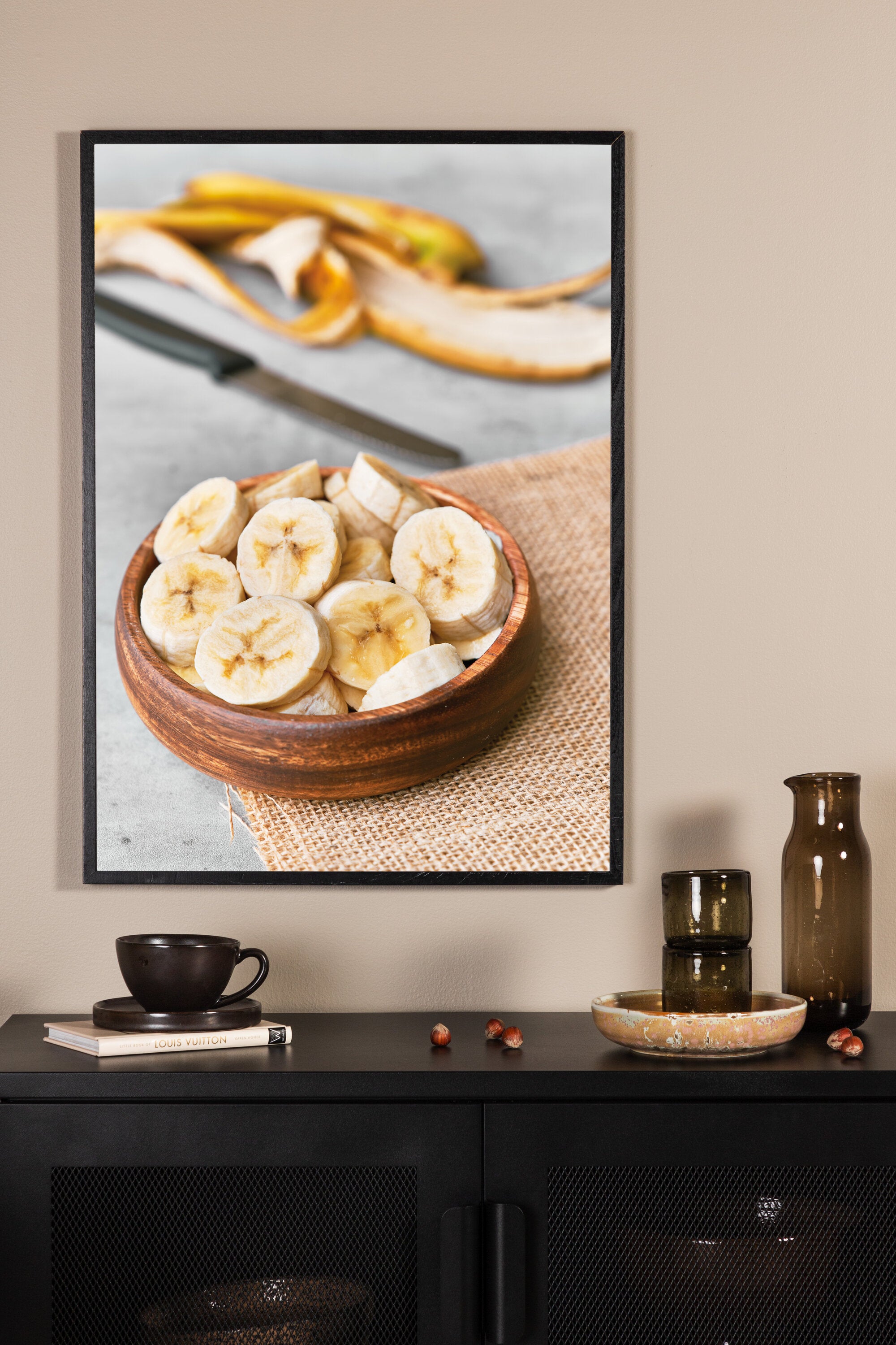 Venture Home Banana Poster Gul 21 x 30 cm