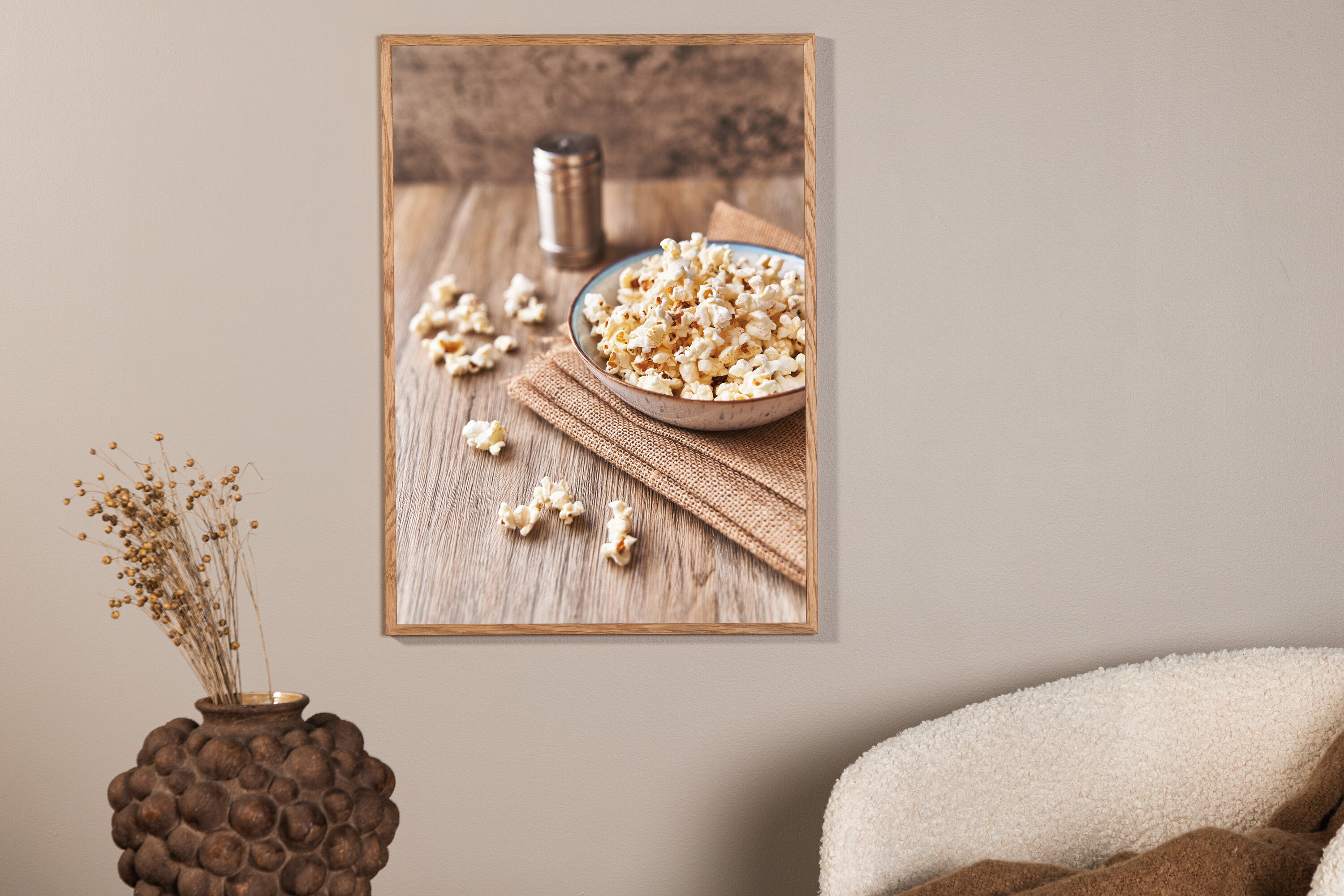 Venture Home Popcorn Poster Beige 21 x 30 cm