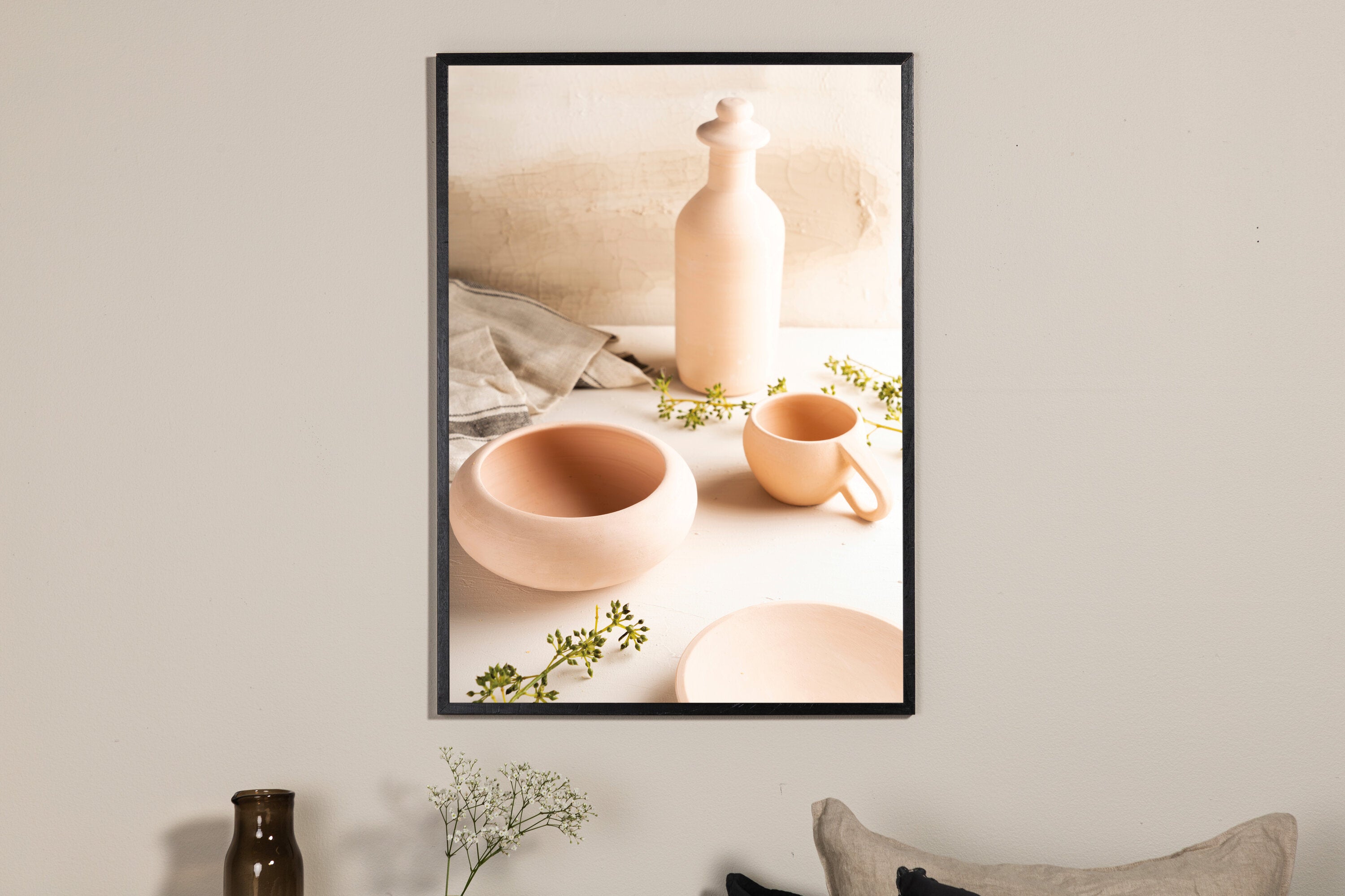 Venture Home Ceramics Poster Beige 21 x 30 cm