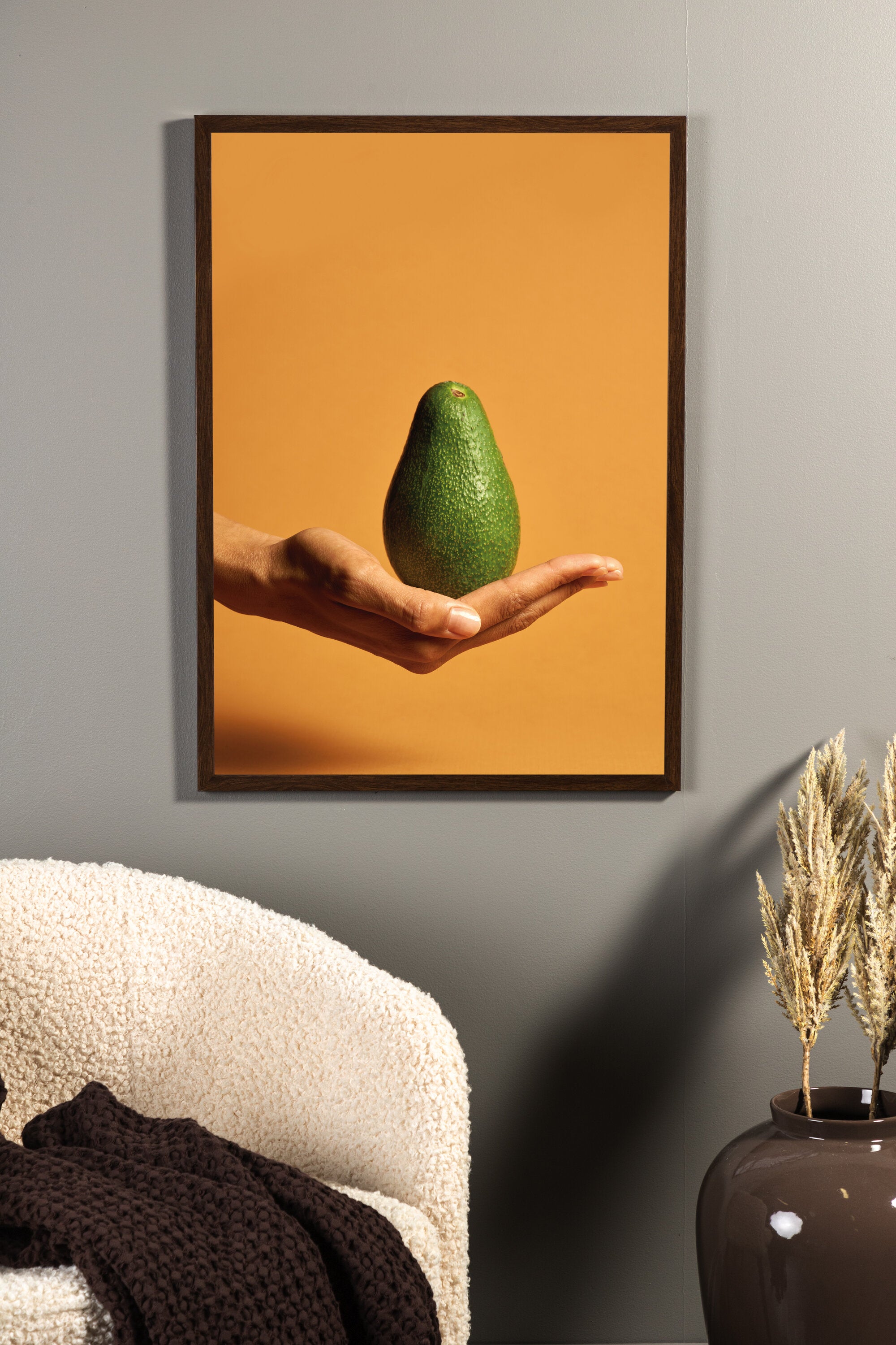 Venture Home Avocado Poster Grönt/orange 21 x 30 cm