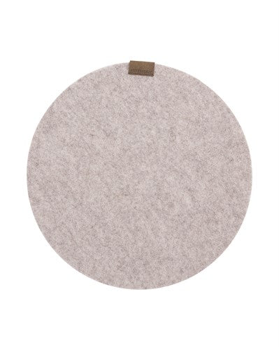 Shepherd Vilma bordstablett ull 60cm rund Creme