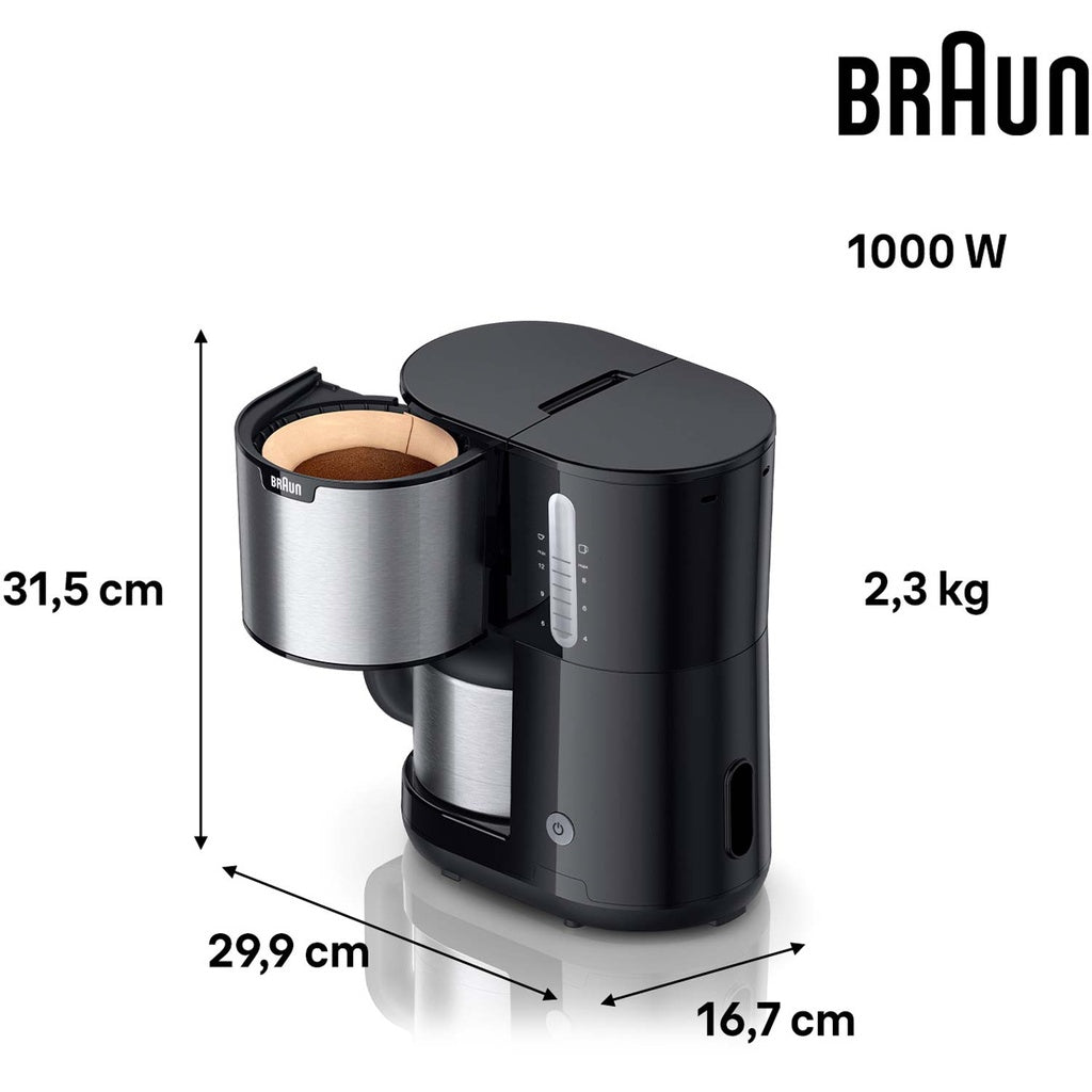 Braun PurShine Thermos Bryggare 1,2L KF1505BK