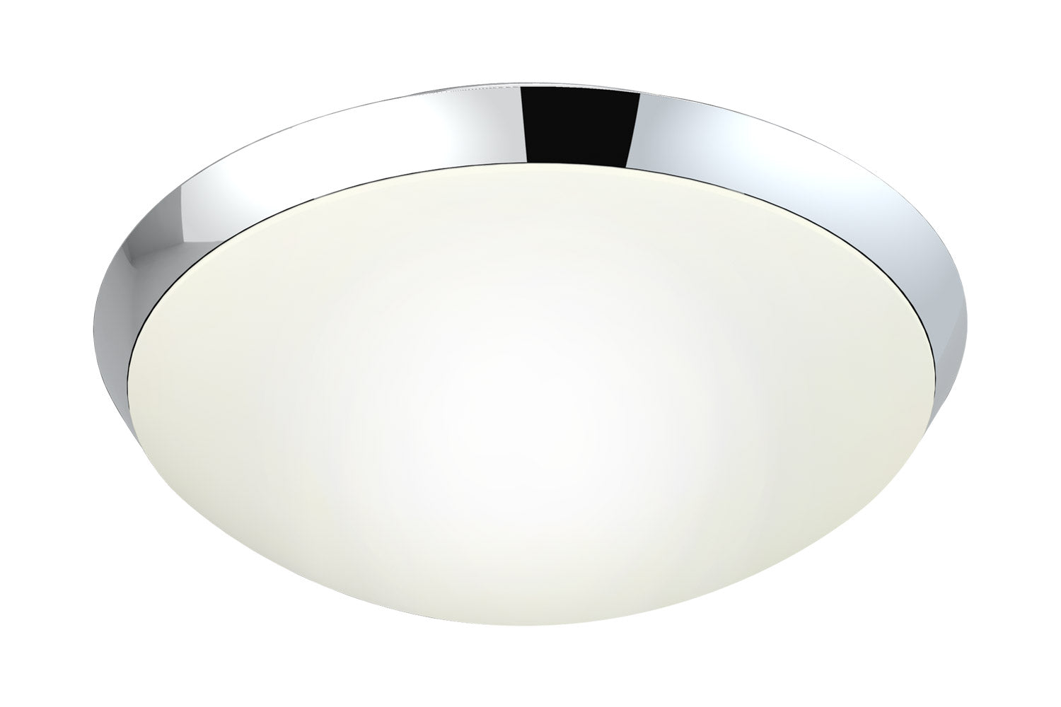 Aneta Lighting SIRACUSA plafond bad,  Krom / Opalvit