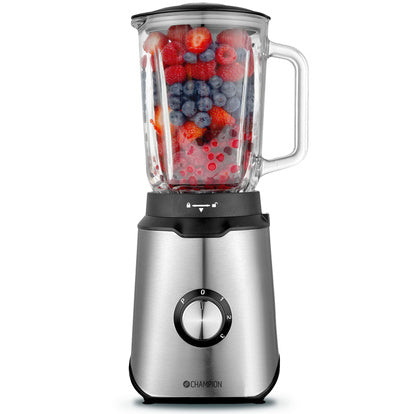 Champion Blender 1,5L 600W Glas Kanna Rostfritt