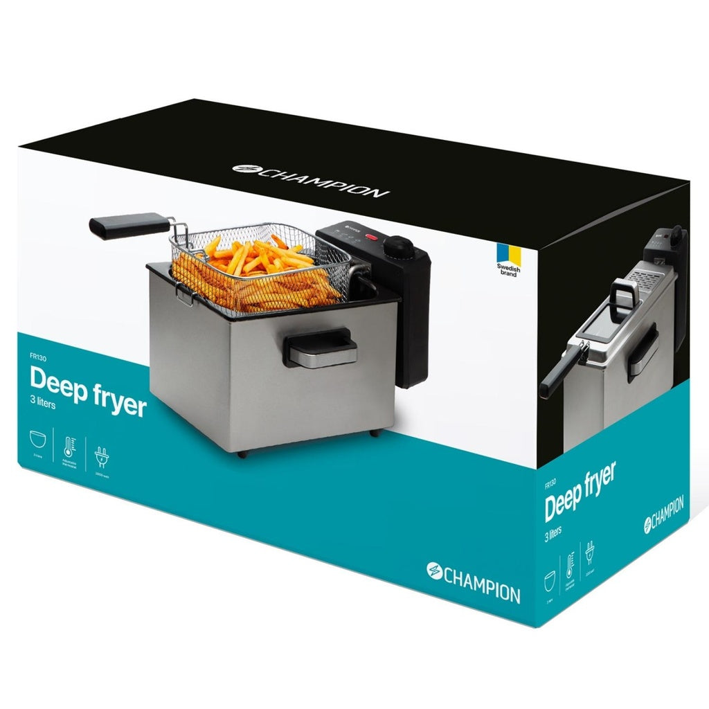 Champion Fritös 3,0L 2000W FR130 Rostfritt