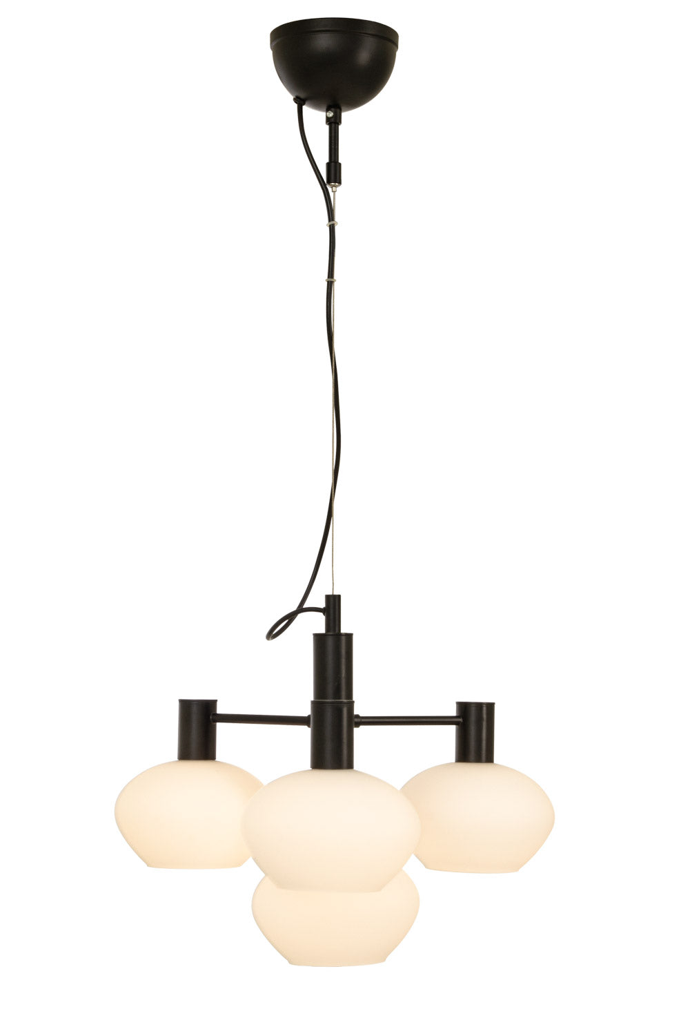 Aneta Lighting BELL taklampa 4:a, svart/vit