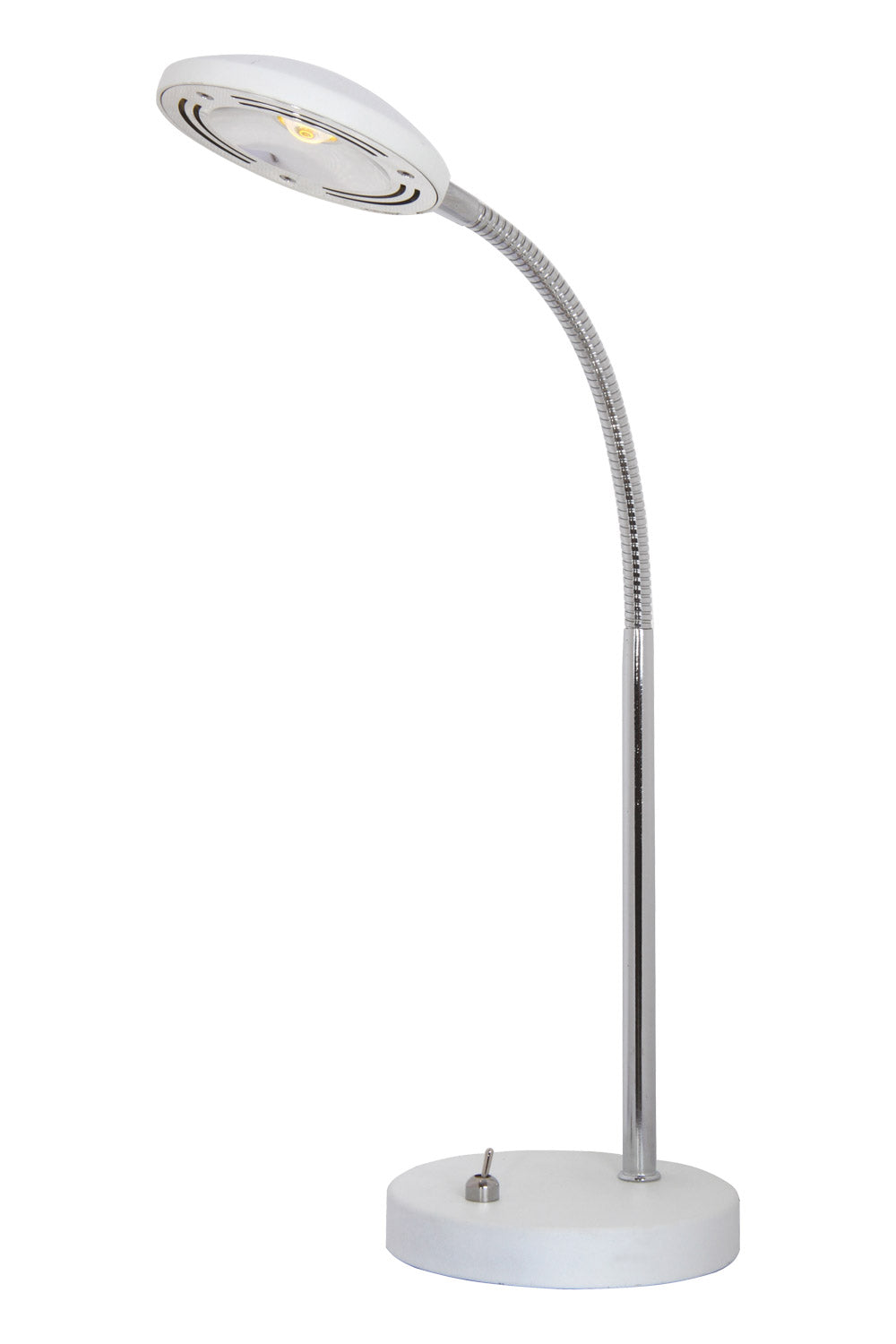 Aneta Lighting HERO Bordslampa, vit/krom