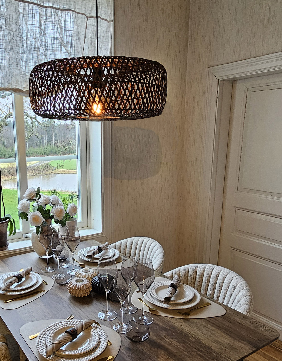 Aneta Lighting SAVANNA taklampa Ø57, brun