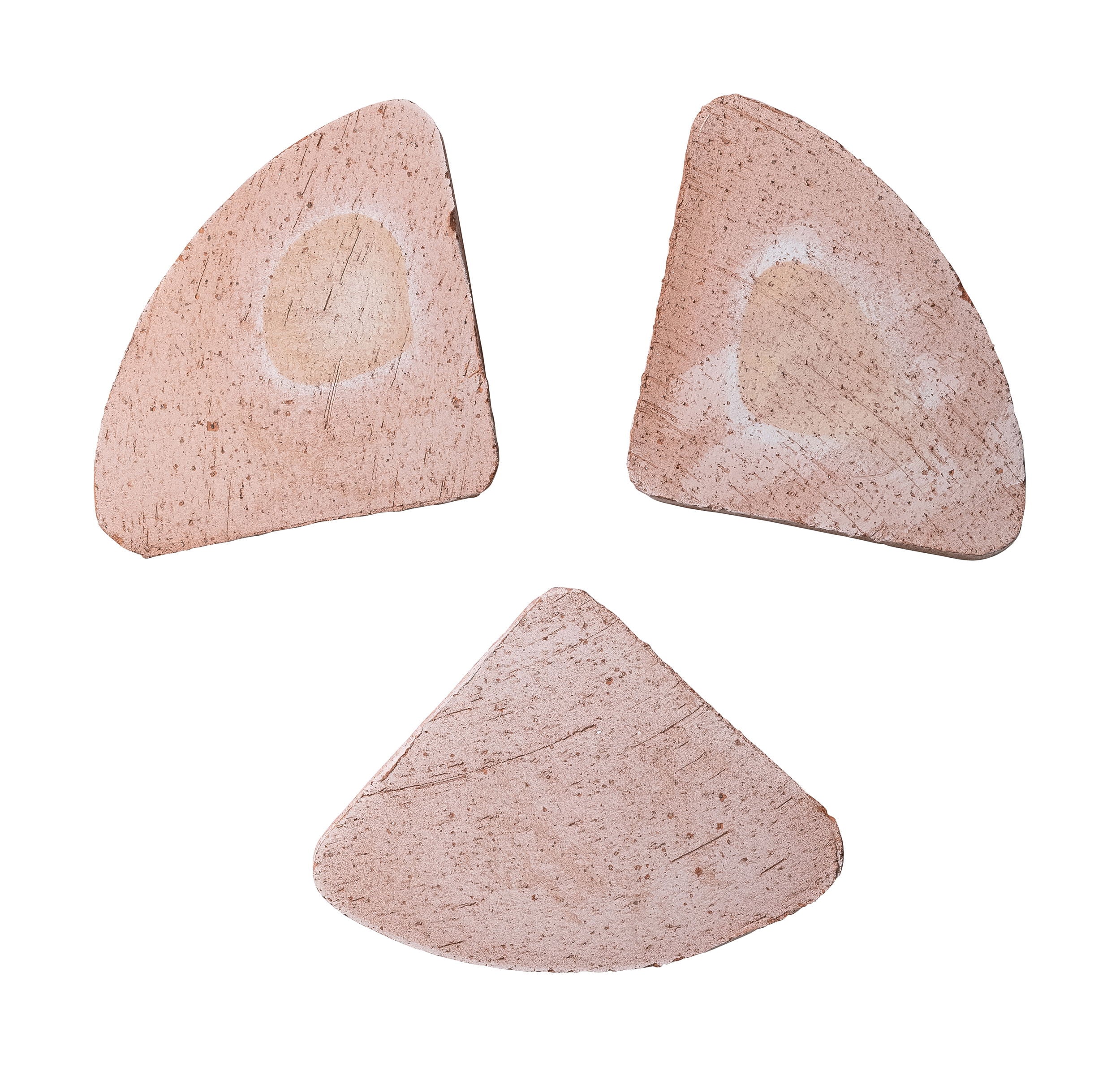 Bergs Potter Triangle Kruka Small i rosa – minimalistisk keramik med elegant form och dräneringshål, perfekt för moderna hem.