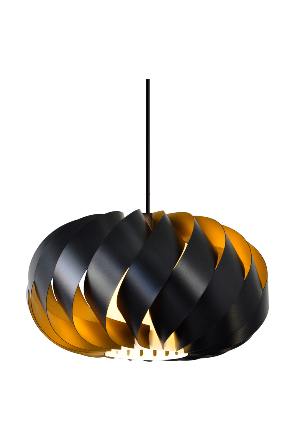 Aneta Lighting IMPERIAL taklampa 35cm, svart/guld