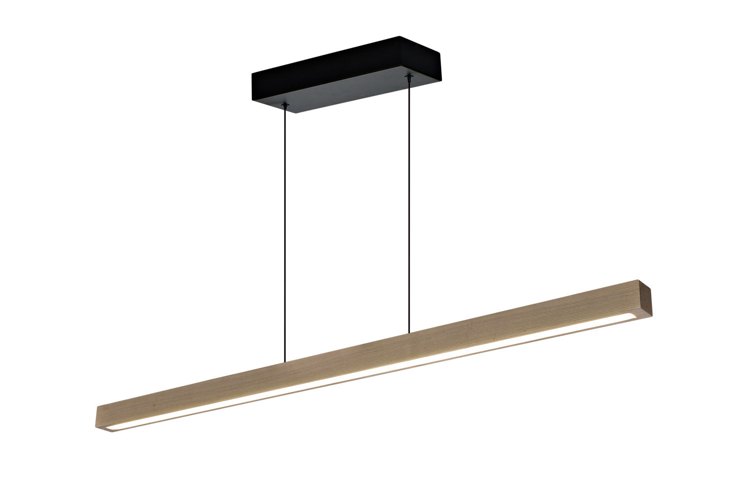 Aneta Lighting LINEA taklampa, ljus natur trä/svart