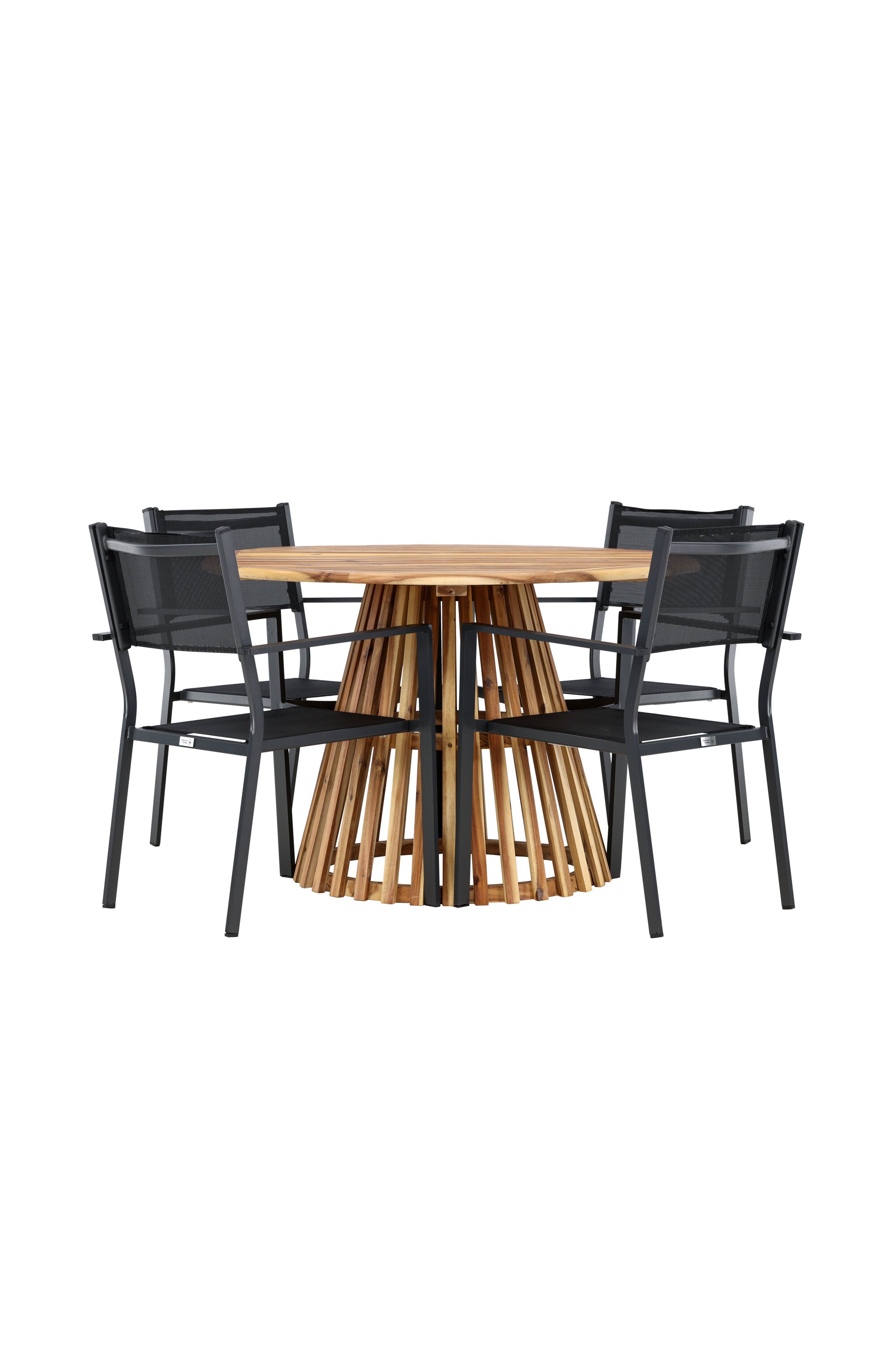 Venture Home Lumpur Matgrupp Ø120 cm Med 4 Copacabana Stolar