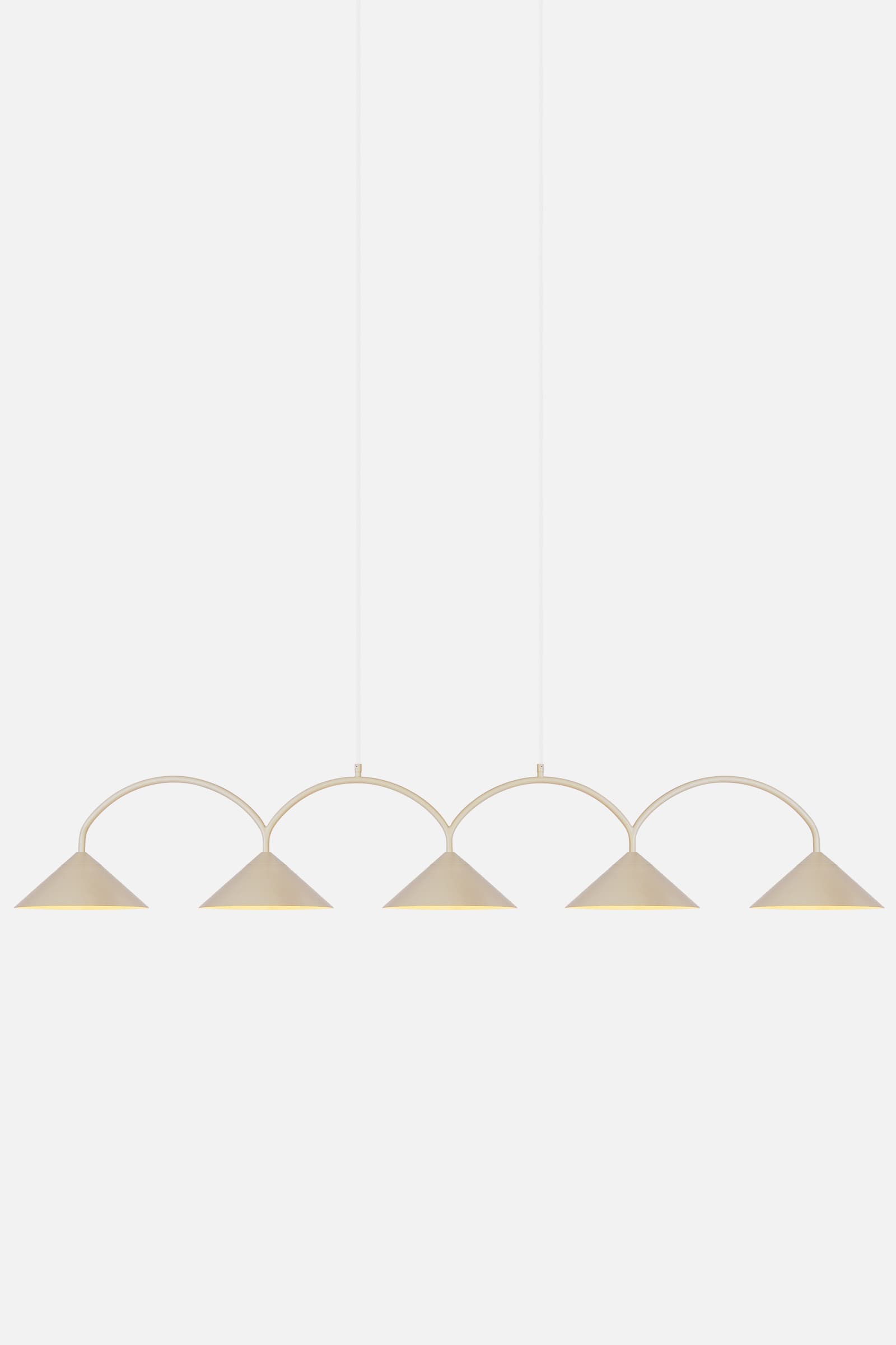 Globen Lighting Pendel Curve 5 Beige