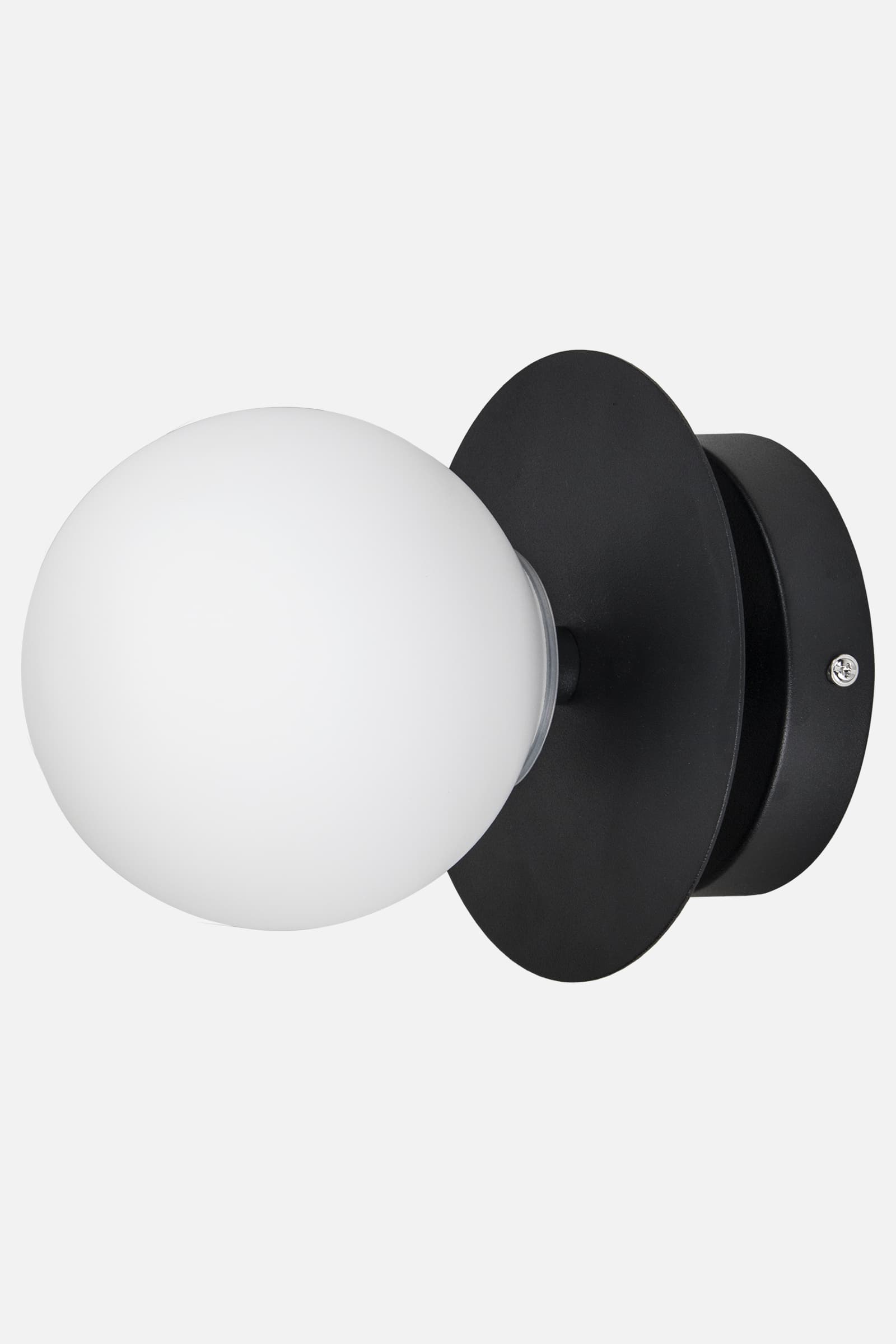 Globen Lighting Vägglampa/Plafond Art Deco 24 IP44 Svart/Vit