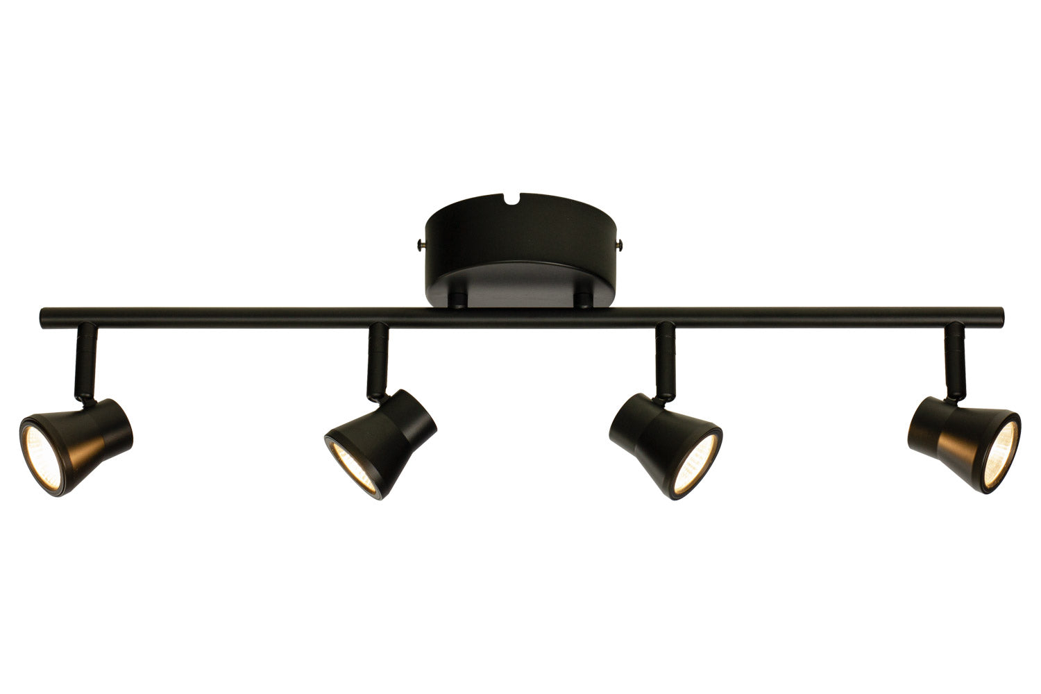 Aneta Lighting PLUTO takspot 4:a rak, svart