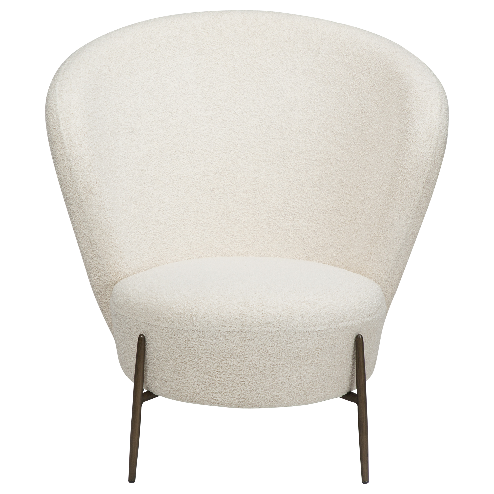 Dan-Form Orbit Loungestol, Vit/Beige