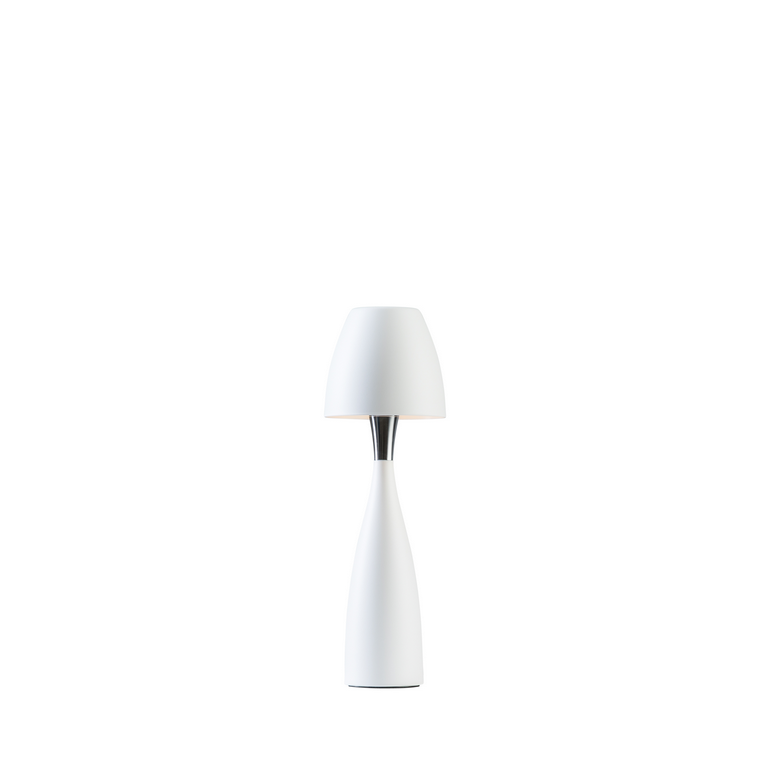 Bordlampa Anemon från Belid med minimalistisk design, rundad form och varmt ljus för trivsam atmosfär. Perfekt för vardagsrum och sovrum.