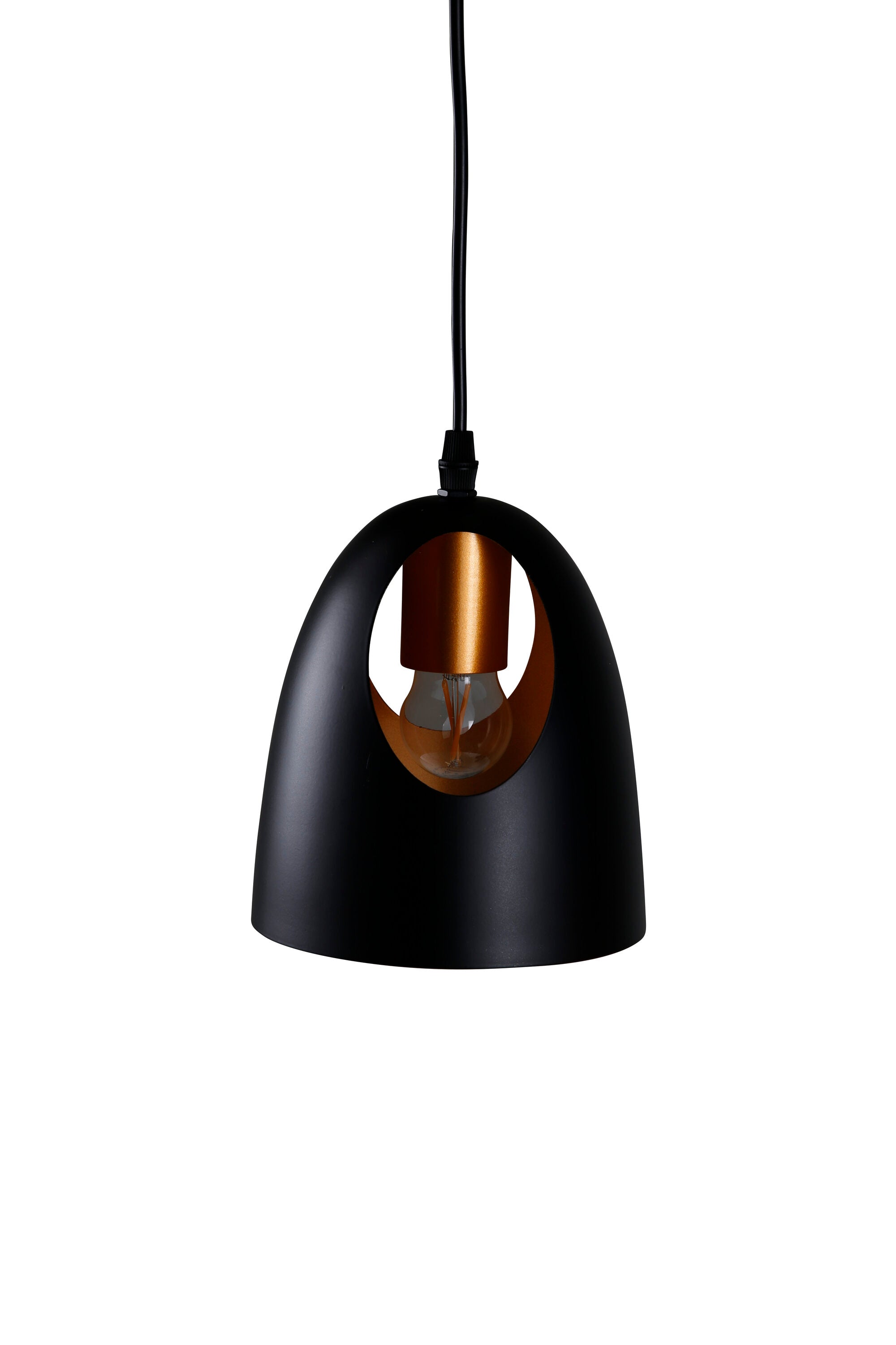 Venture Home Elda Pendel Svart/koppar ø16 cm