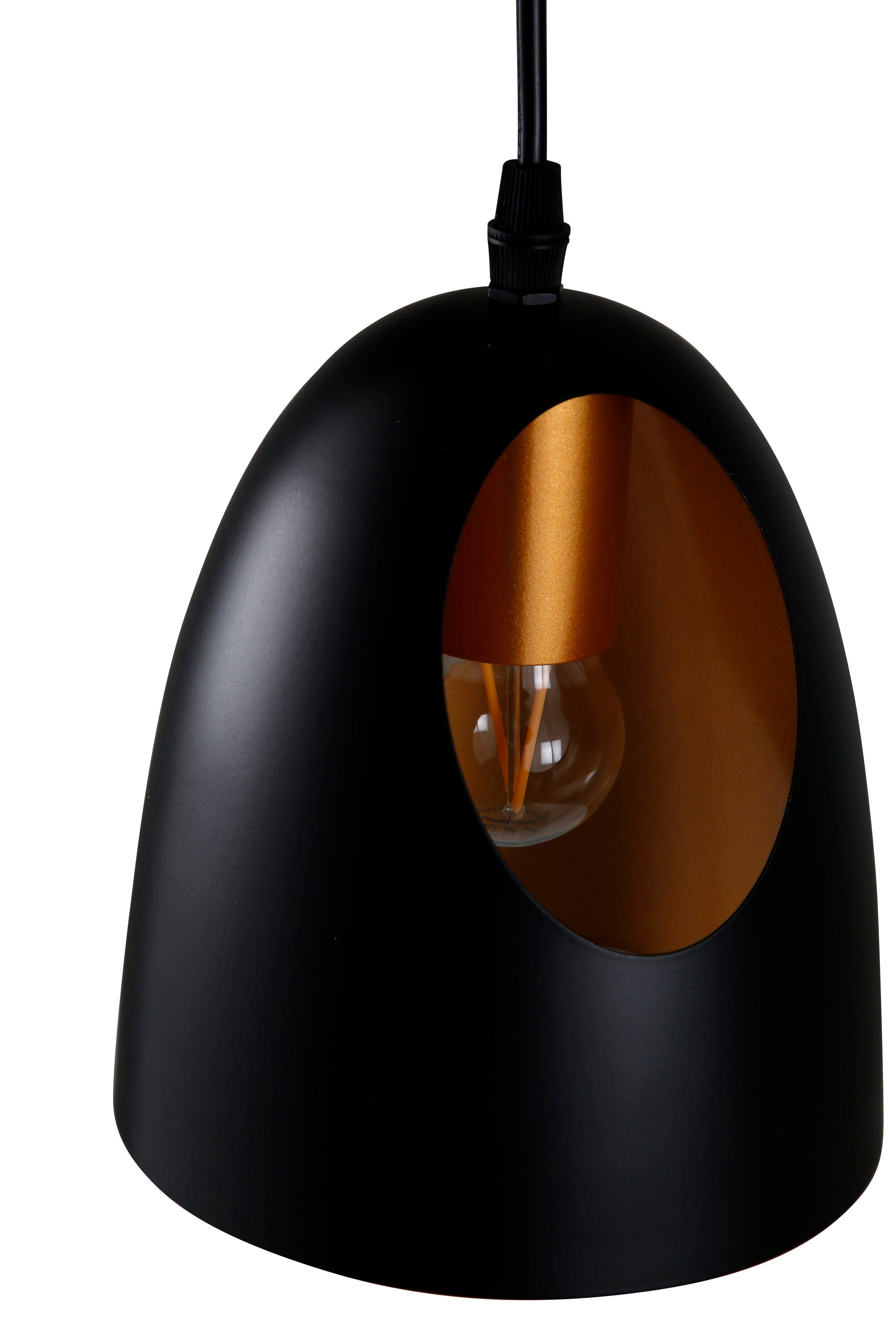 Venture Home Elda Pendel Svart/koppar ø16 cm