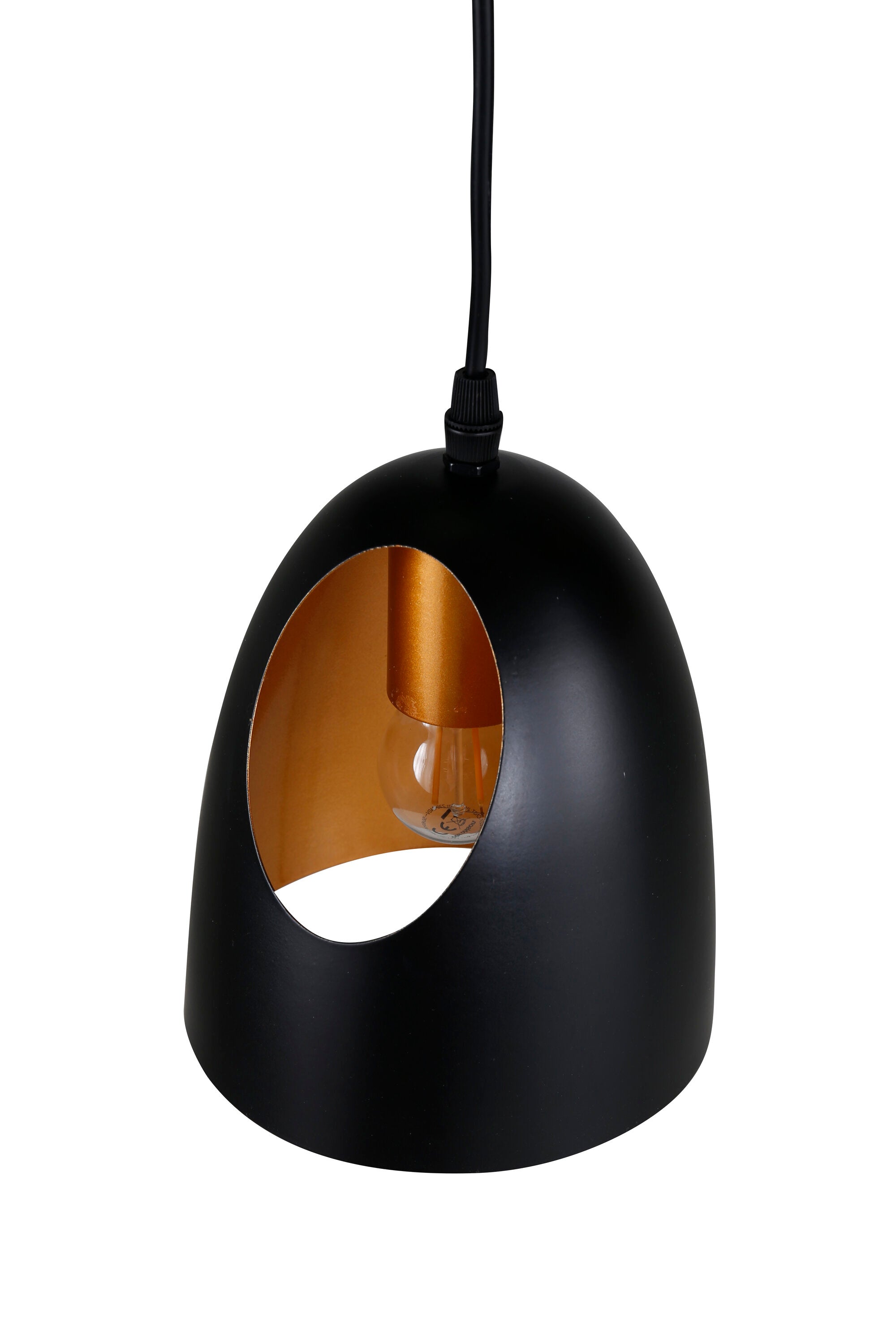 Venture Home Elda Pendel Svart/koppar ø40 cm