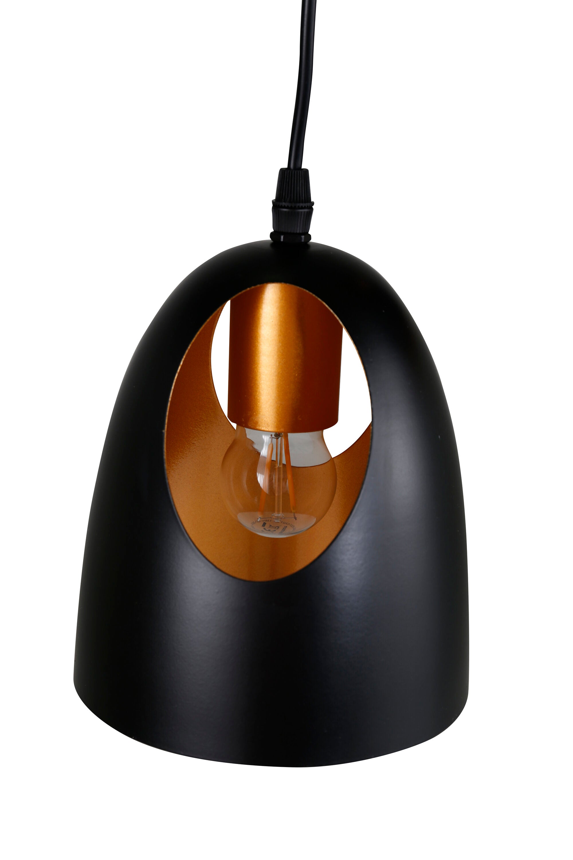 Venture Home Elda Pendel Svart/koppar ø40 cm