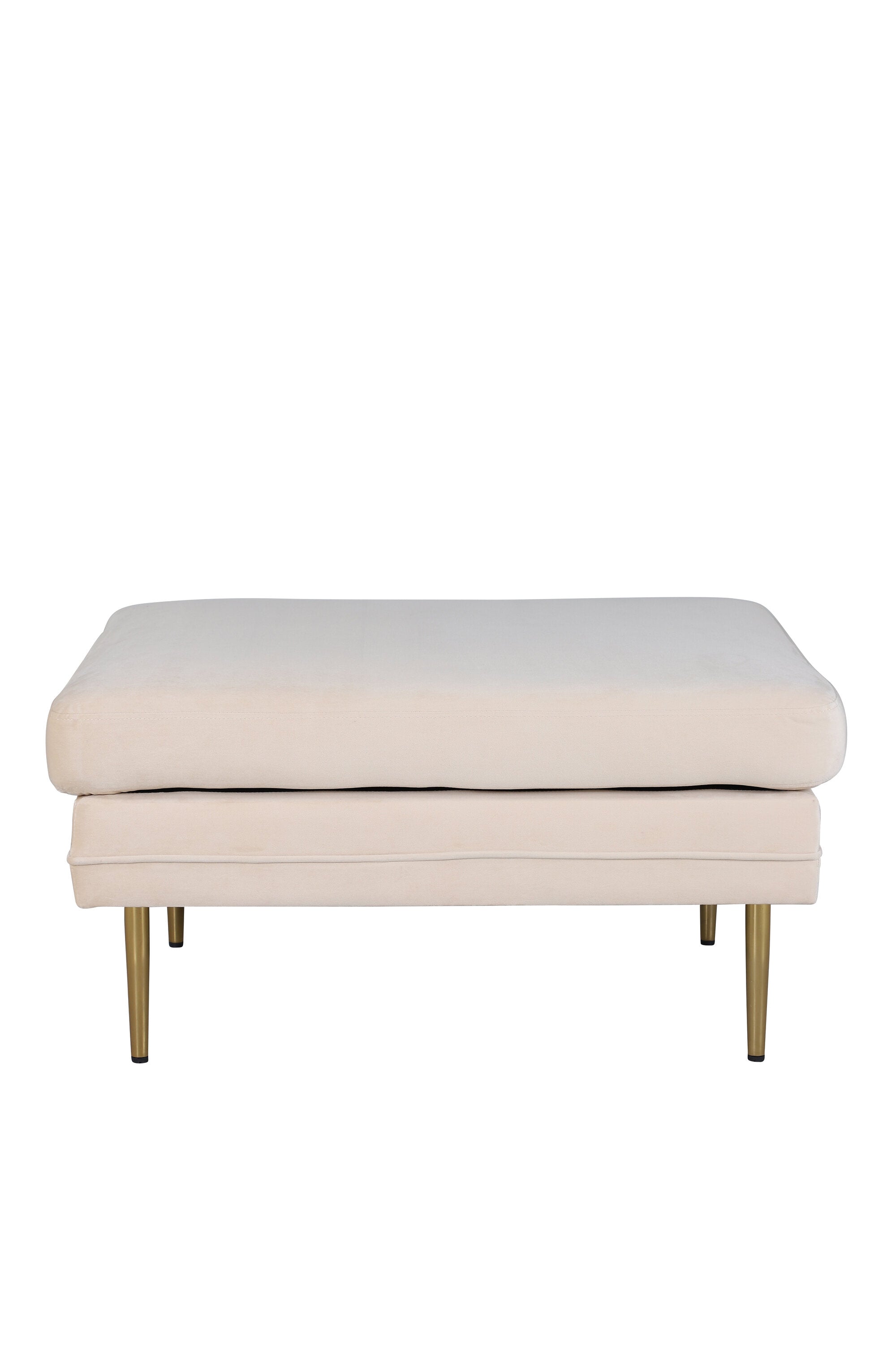 Venture Home Boom Ottoman Guld/vit