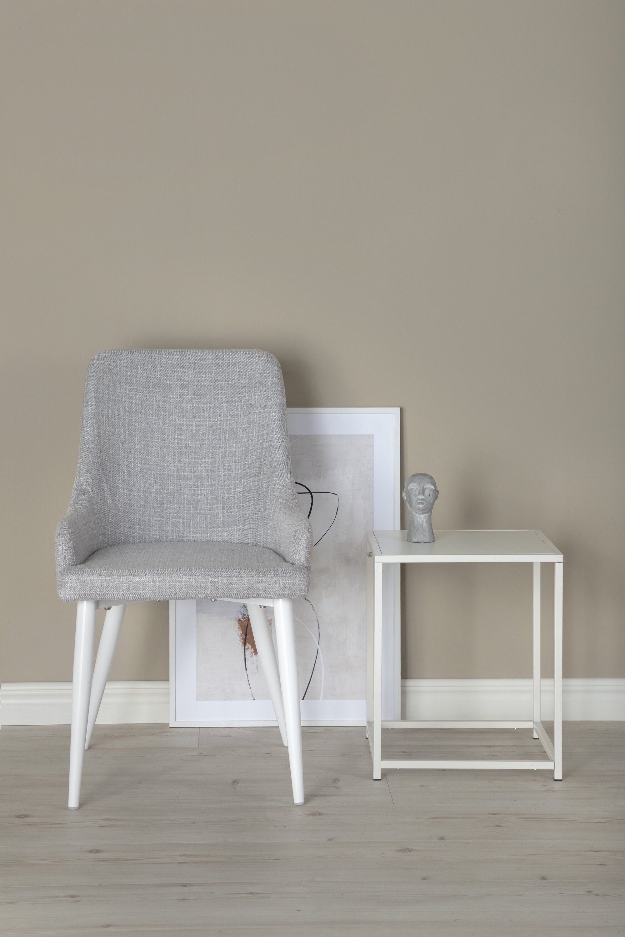 Venture Home Plaza Matstol Grå/vit 2-Pack