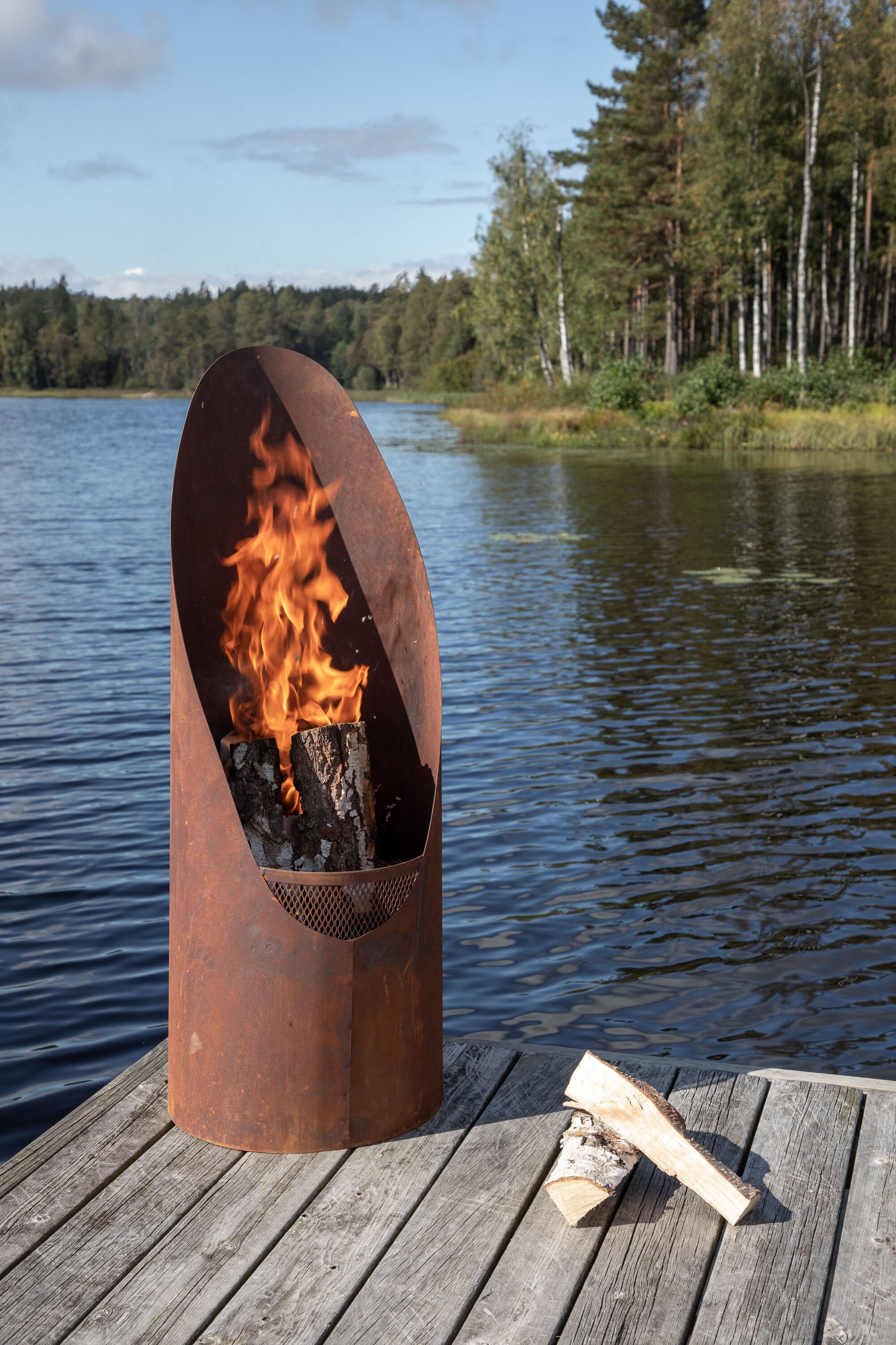 Venture Home Bastian Eldkorg Rostig