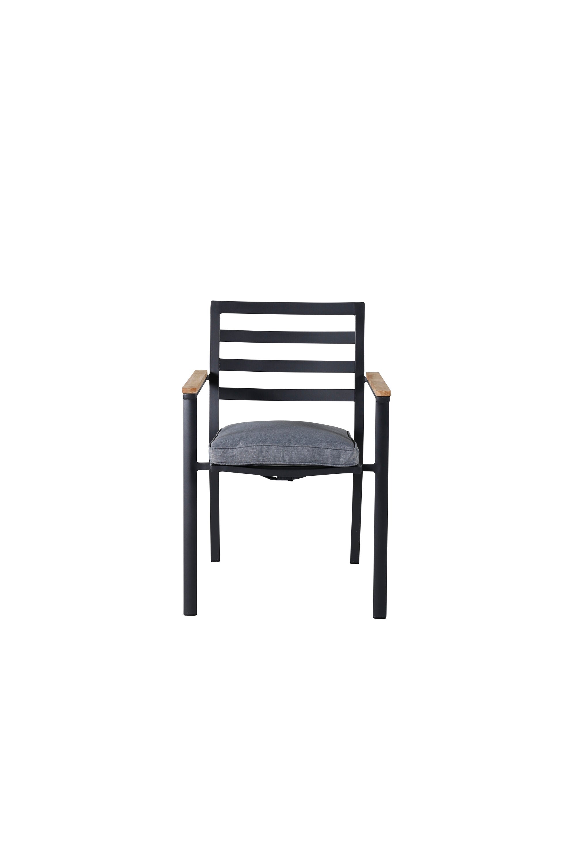 Venture Home Brasilia Matstol Svart/Natur 2-pack