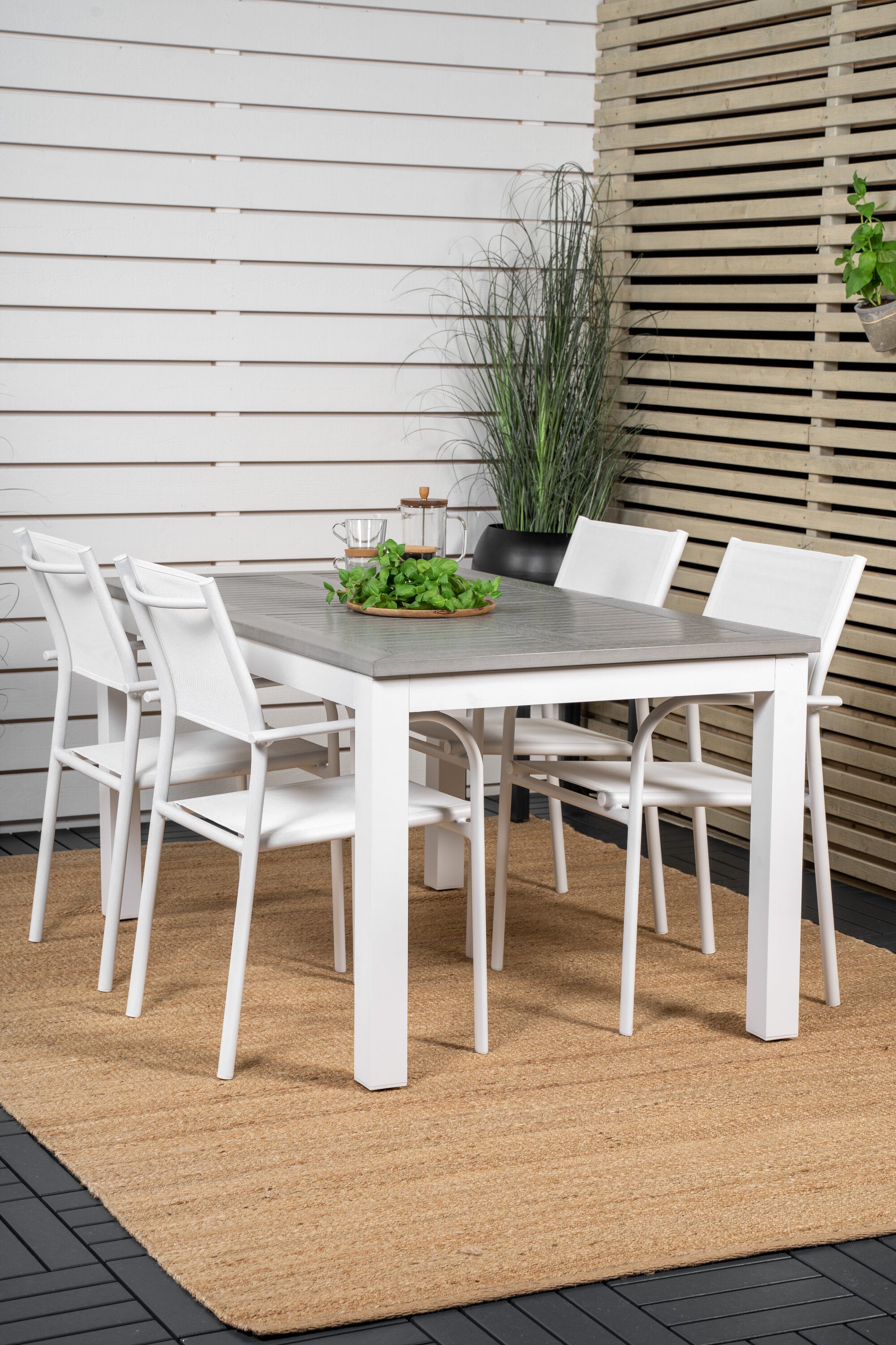 Venture Home Matgrupp Albany Med 4 Santorini Stolar