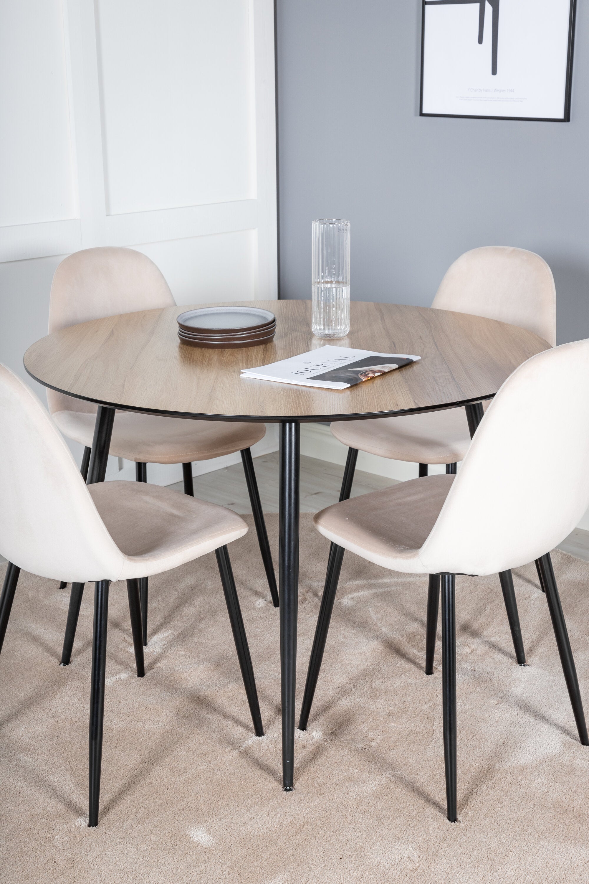 Venture Home Silar Rund Matgrupp