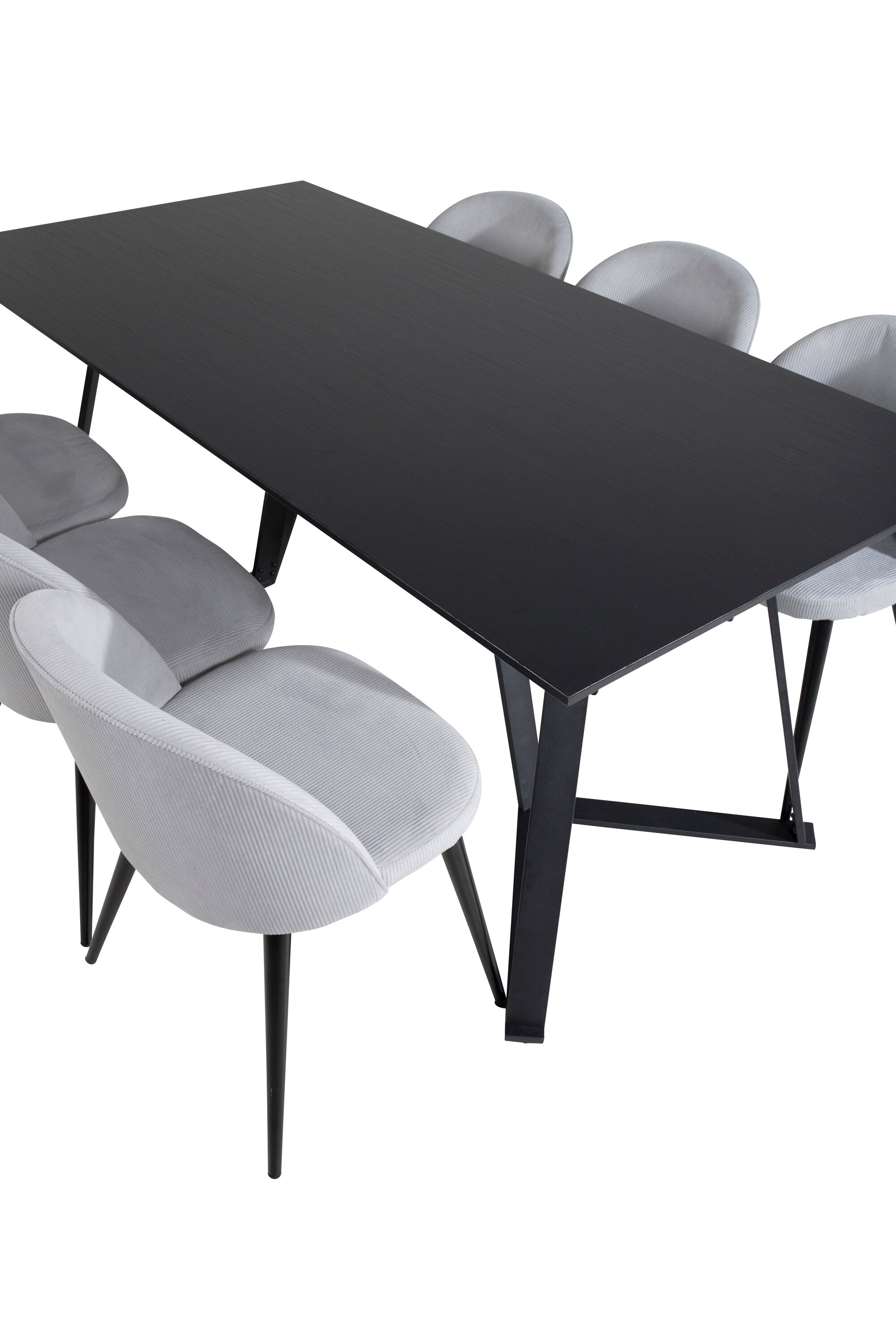 Venture Home Matgrupp Marina med stolarna Velvet