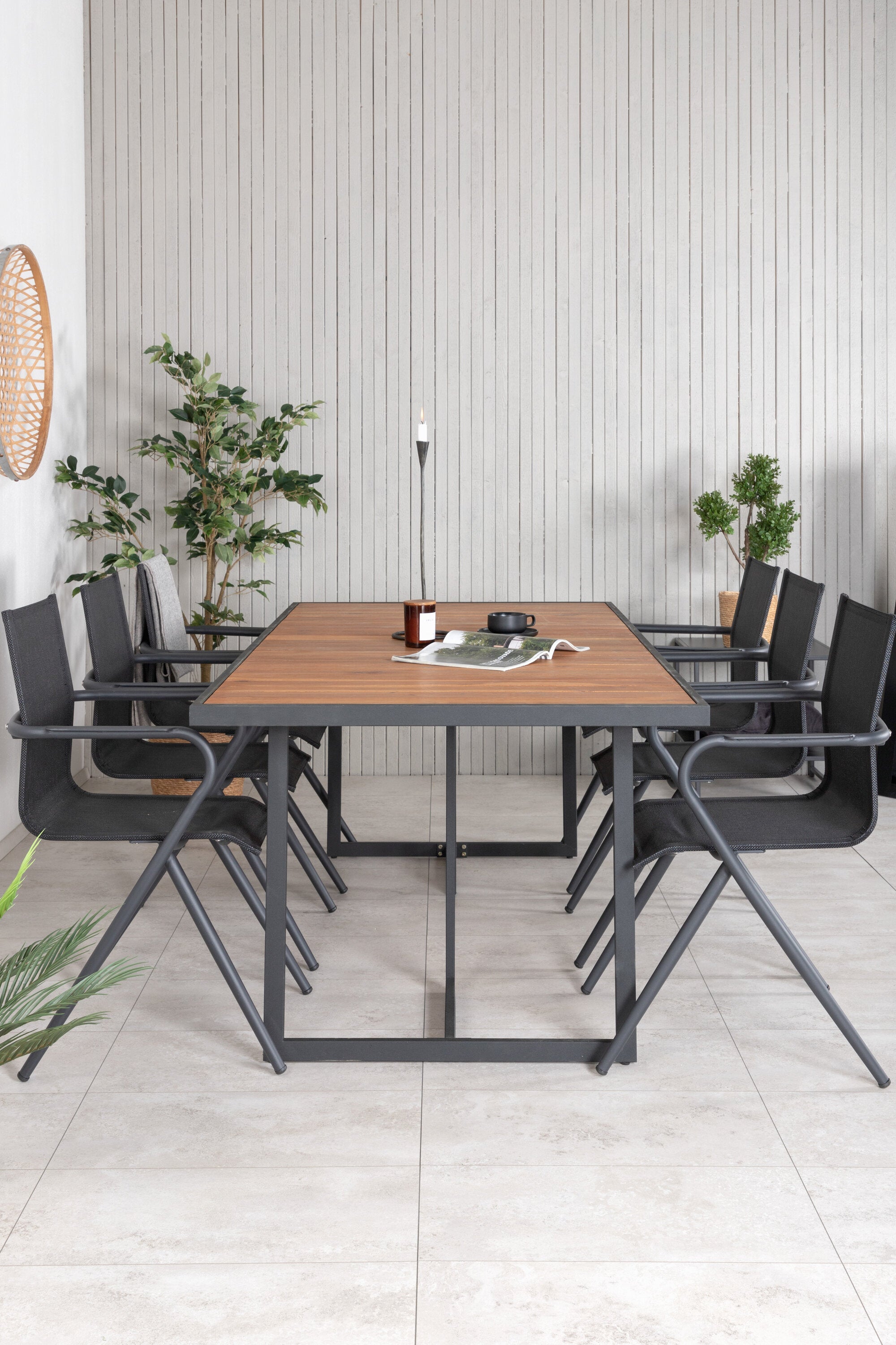Venture Home Matgrupp Khung med stolarna Alina