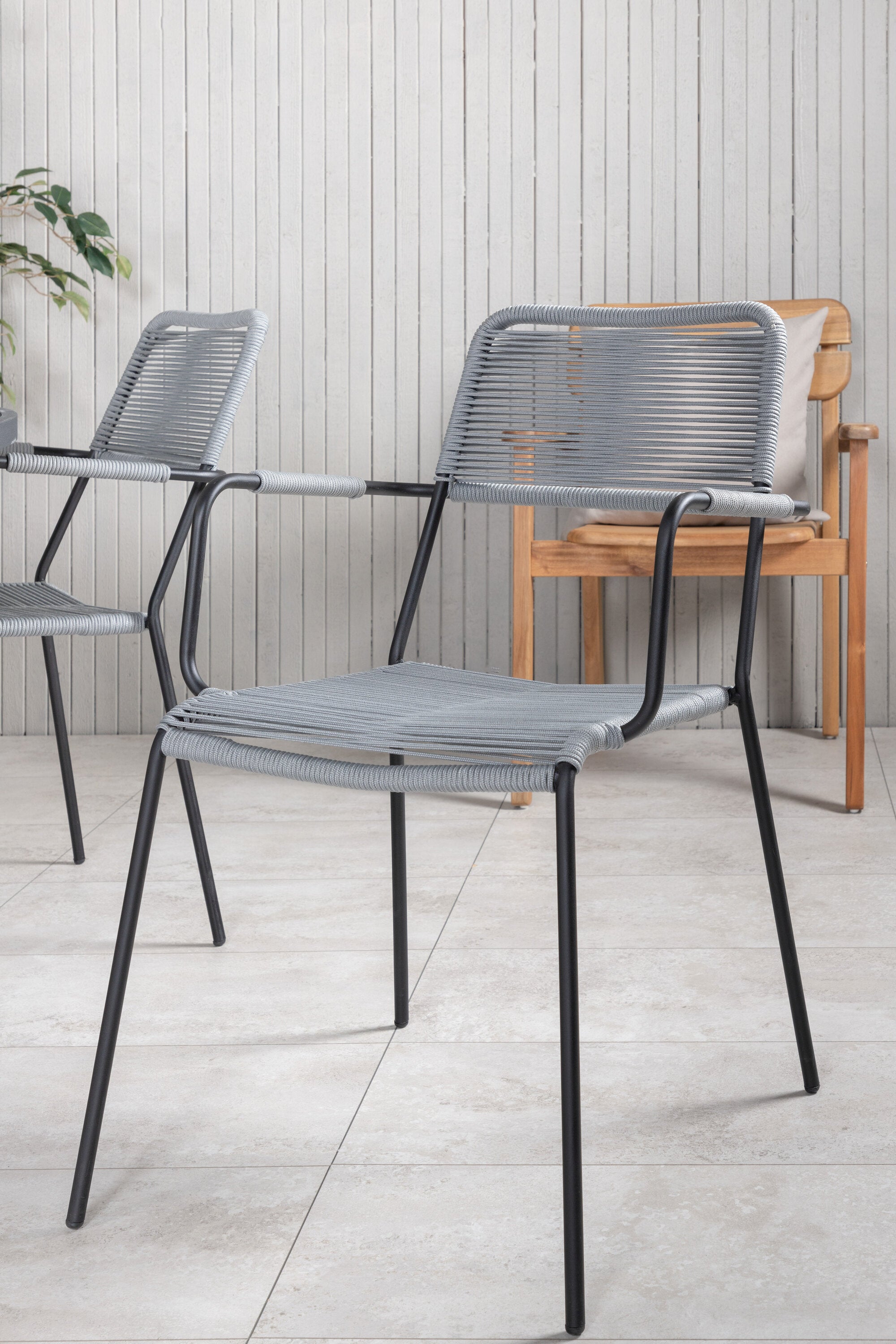 Venture Home Parma Matgrupp Ø140 cm Med 6 Lindos Stolar