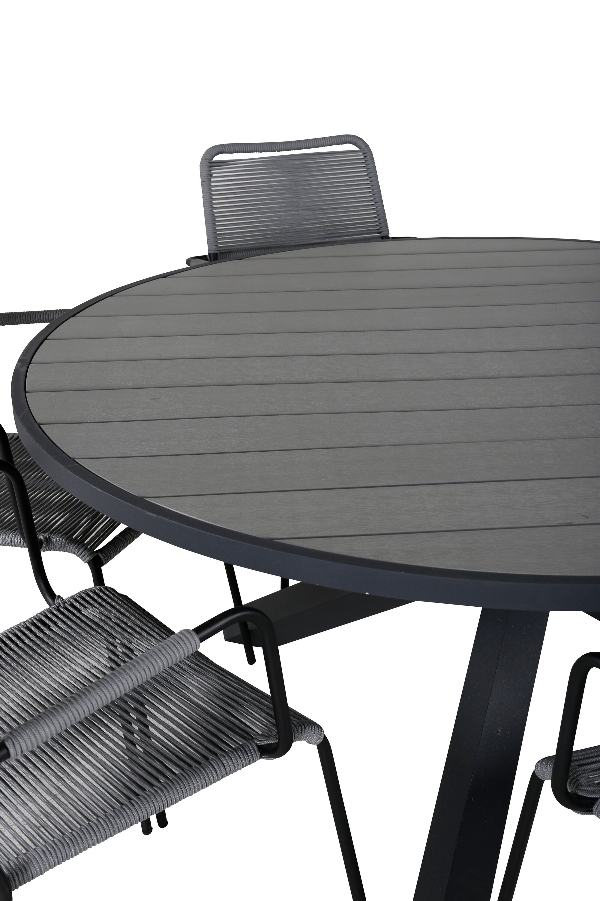 Venture Home Parma Matgrupp Ø140 cm Med 6 Lindos Stolar