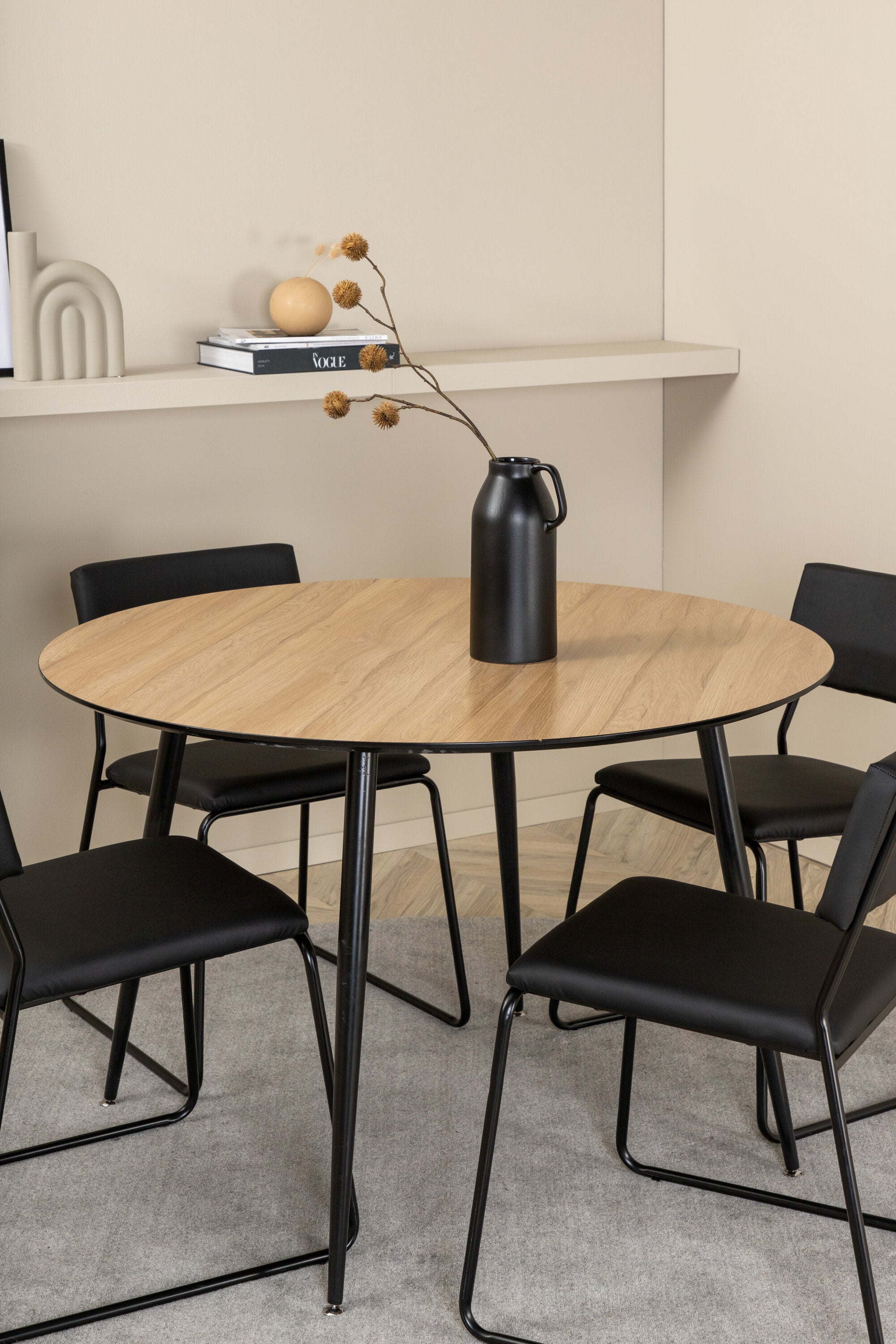 Venture Home Silar Rund Matgrupp