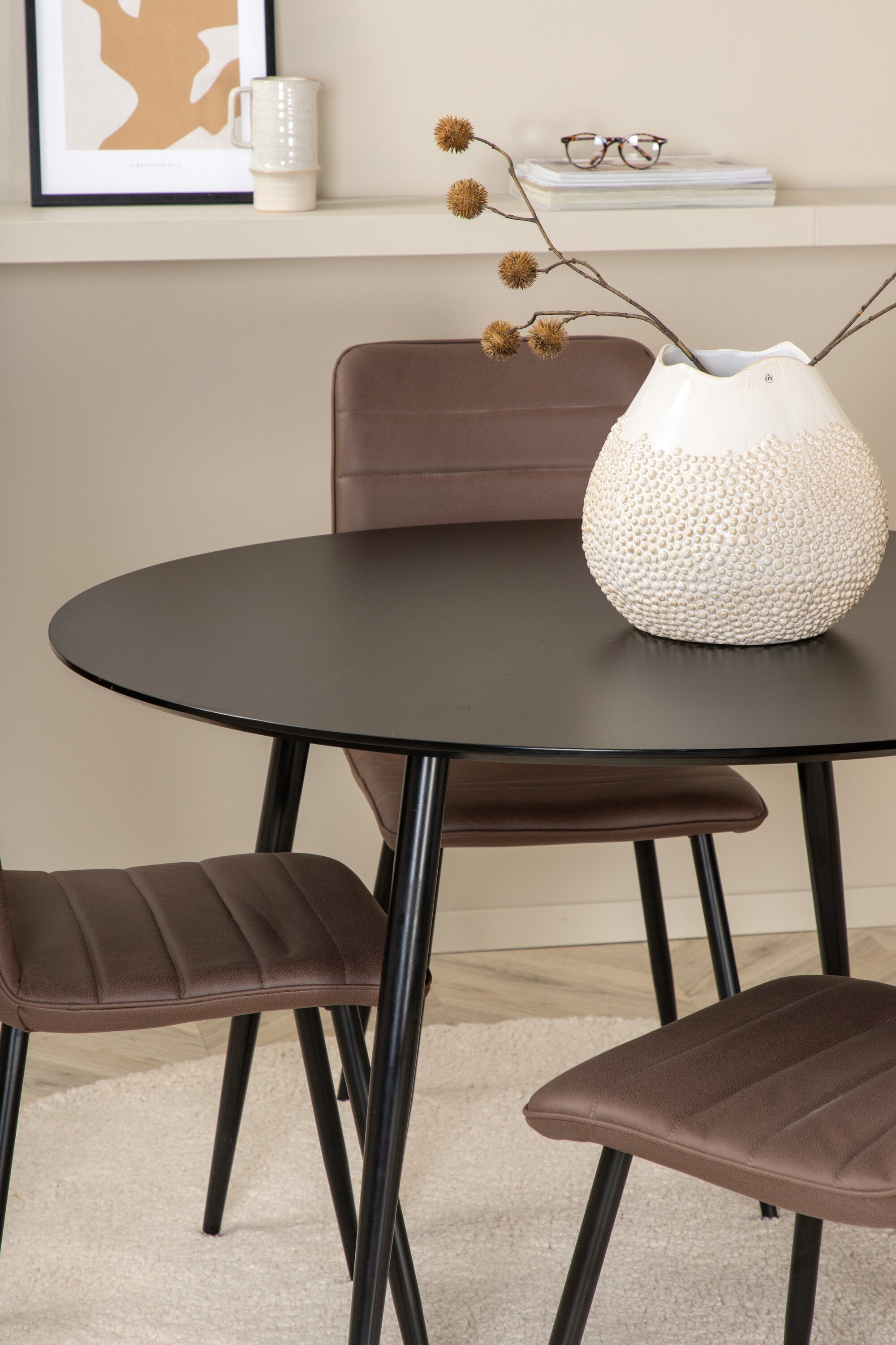 Venture Home Silar Rund Matgrupp