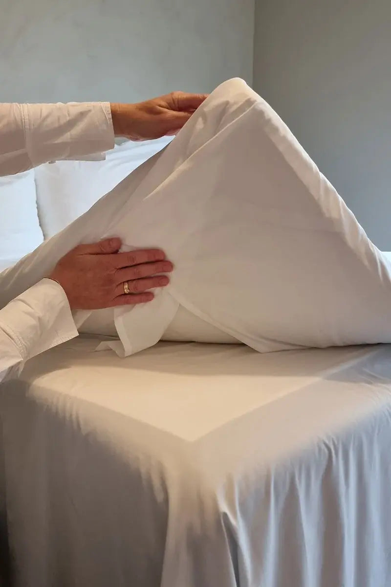 Borås Cotton Superior underlakan percale, Vit