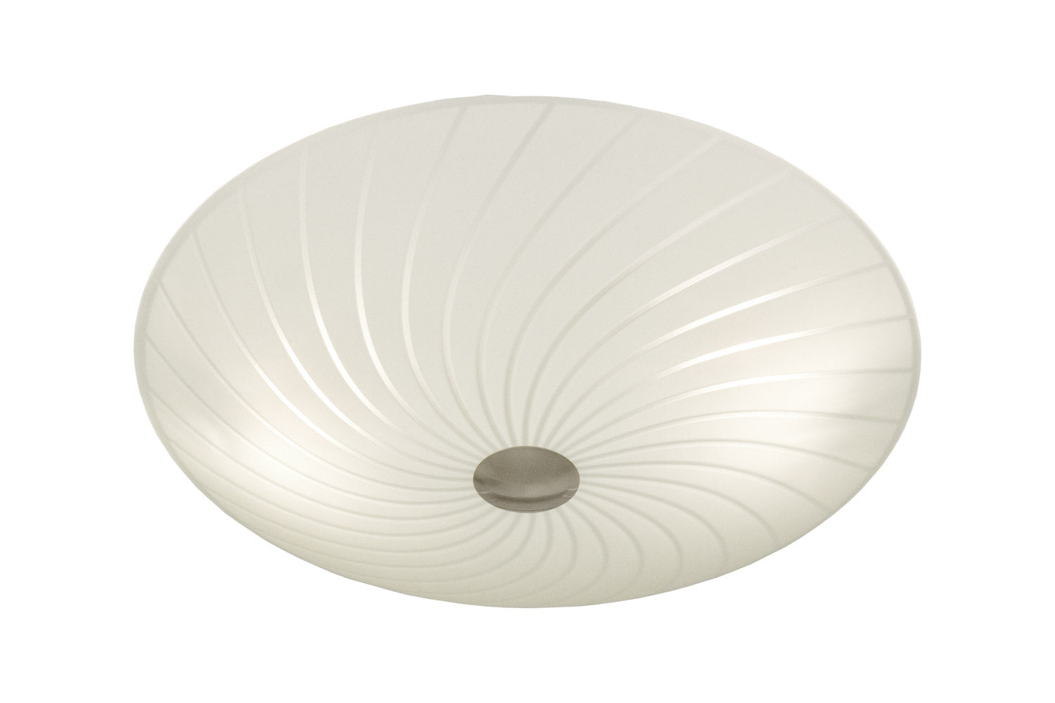 Aneta Lighting CYKLON plafond, 34cm, vit/stål