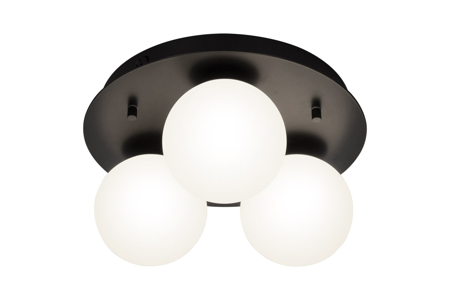 Aneta Lighting NICOSIA plafond 3:a, bad, svart