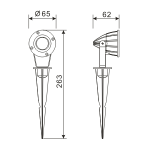 LightsOn Luminus Markspotlight LED